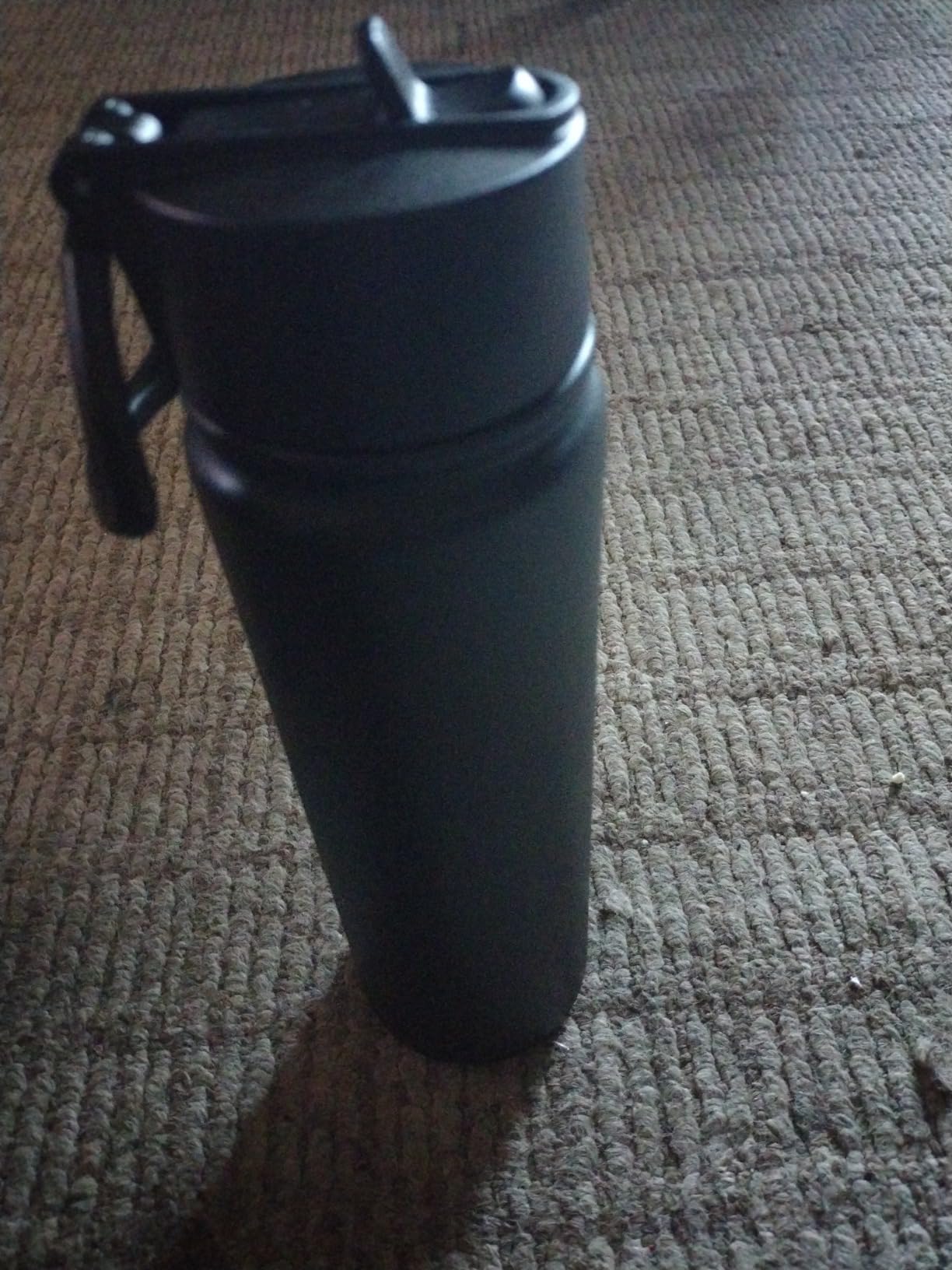 24 oz Insulated Water Bottle with Straw, Stainless Steel Double Wall Vacuum Thermos with Straw Lid Leak Proof, Wide Mouth Lid, Keep Cold and Hot - Customer Photo 3