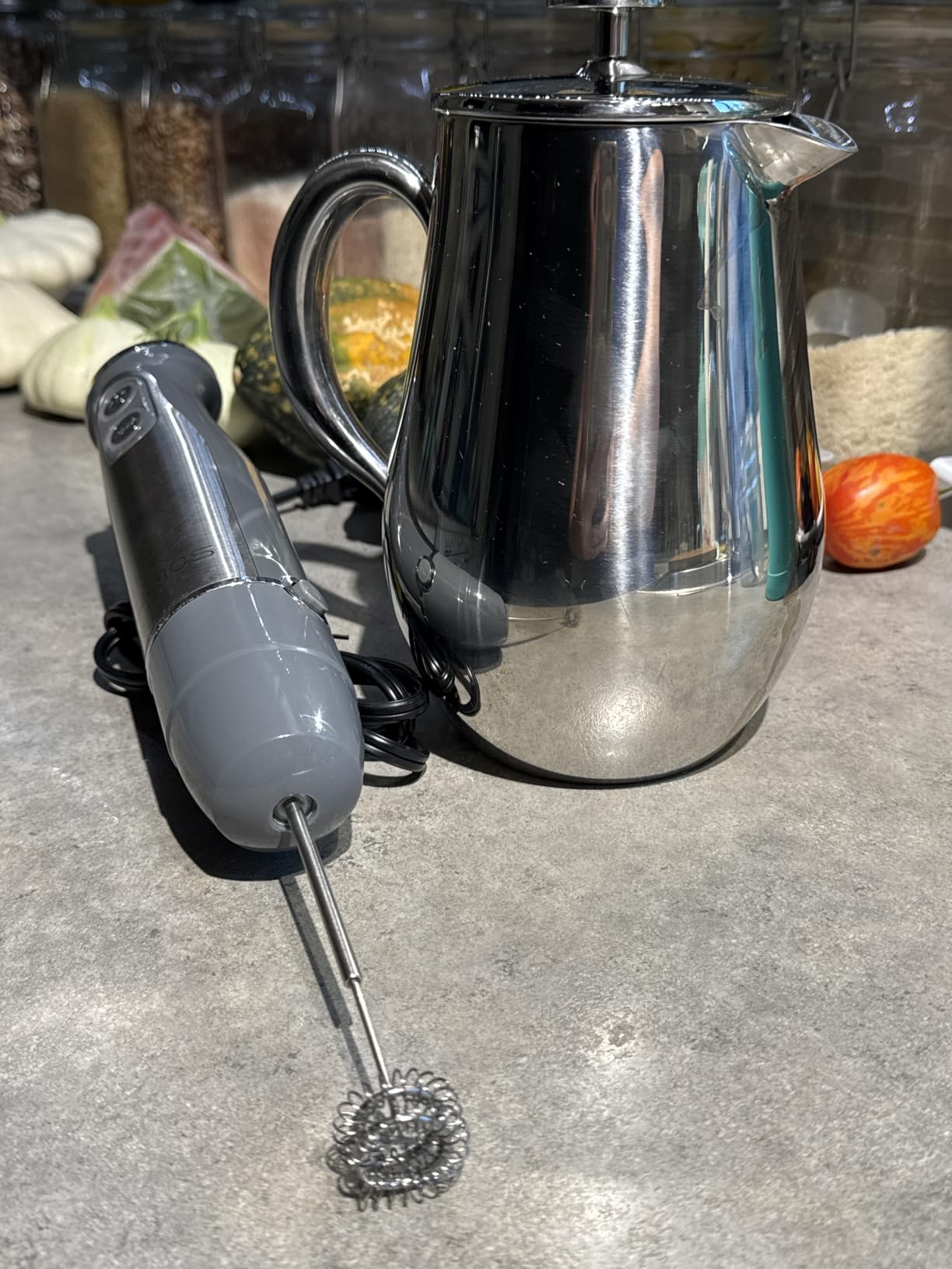 KOIOS Immersion Blender, 1000W Anti-scratch 3-in-1 Hand Blender, Upgraded 12 Speed Stainless Steel Blade Stick Blenders with Turbo Mode, Whisk and Milk Frother, Non-BPA Customer Review KOIOS Immersion Blender, 1000W Anti-scratch 3-in-1 Hand Blender, Upgraded 12 Speed Stainless Steel Blade Stick Blenders with Turbo Mode, Whisk and Milk Frother, Non-BPA - Customer Photo 2