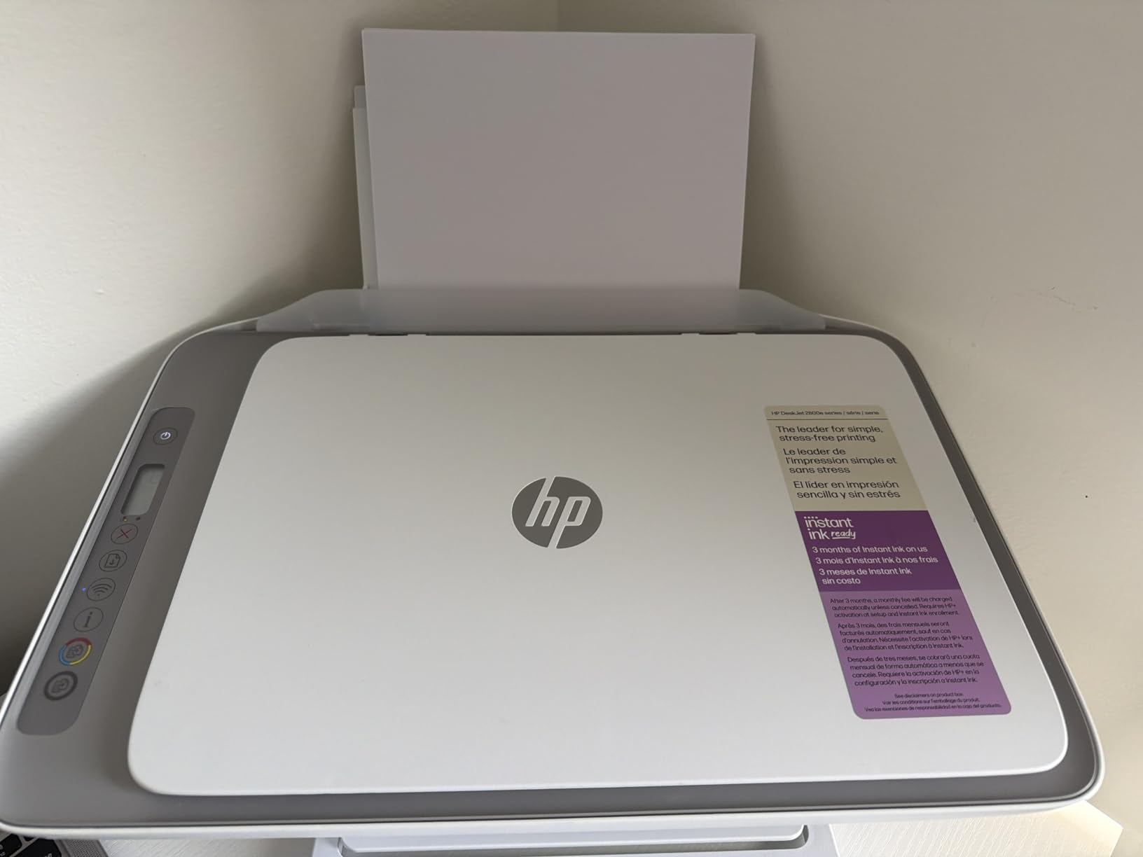 HP DeskJet 2855e Wireless All-in-One Color Inkjet Printer, Scanner, Copier, Best-for-home, 3 month Instant Ink trial included, AI-enabled (588S5A) - Customer Photo 2