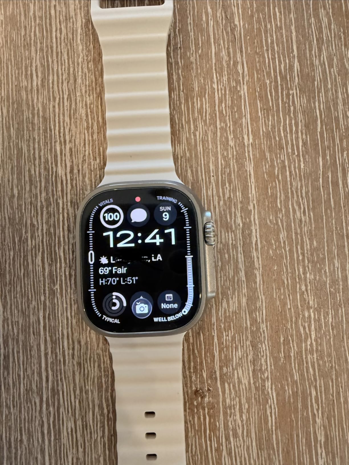 Apple Watch Ultra 2 [GPS + Cellular, 49mm] - Titanium Case with Blue Ocean Band, One Size (Renewed) - Customer Photo 2