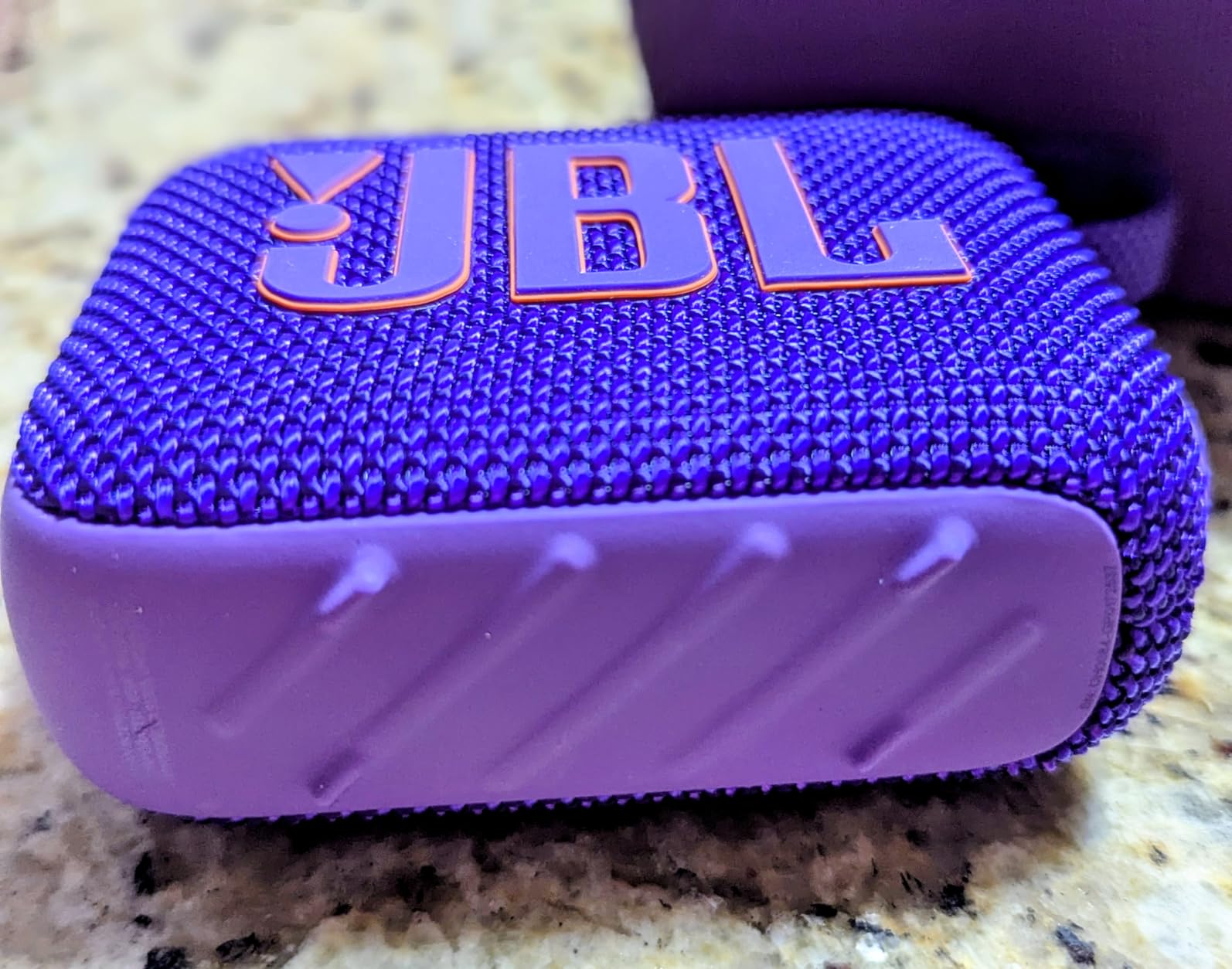 JBL Go 4 - Ultra-Portable, Waterproof and Dustproof Bluetooth Speaker, Big Pro Sound with Punchy bass, 7-Hour Built-in Battery, Made in Part with Recycled Materials (Black) - Customer Photo 2