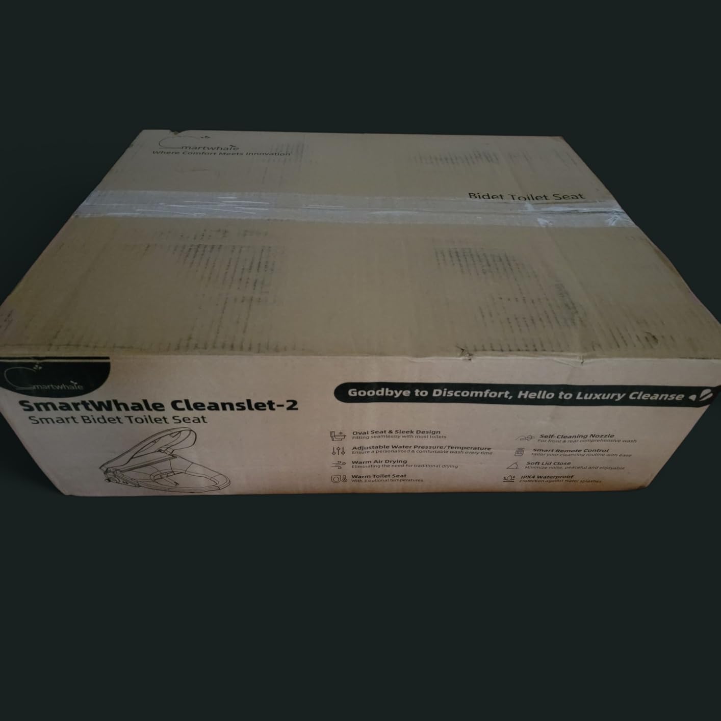 Electric Bidet Toilet Seat, Heated Toilet Seat Elongated with Instant Warm Water & Dryer, Feminine & Front Rear Wash, Wireless Remote, Self-Clean Nozzle, Slow Close Lid, Upgraded Silent ECO Child Mode - Customer Photo 1