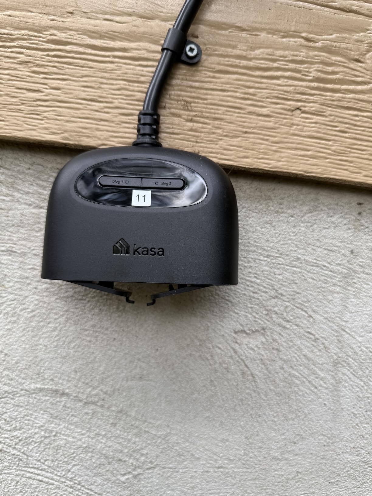 Kasa Matter Smart Outdoor Plug, Dual Outlet, IP64 Weather Resistance, Works with Apple HomeKit, Amazon Alexa, Google Home, SmartThings, 15A/1800W Max, ETL Certified, 2.4G Wi-Fi Only, EP40M - Customer Photo 5