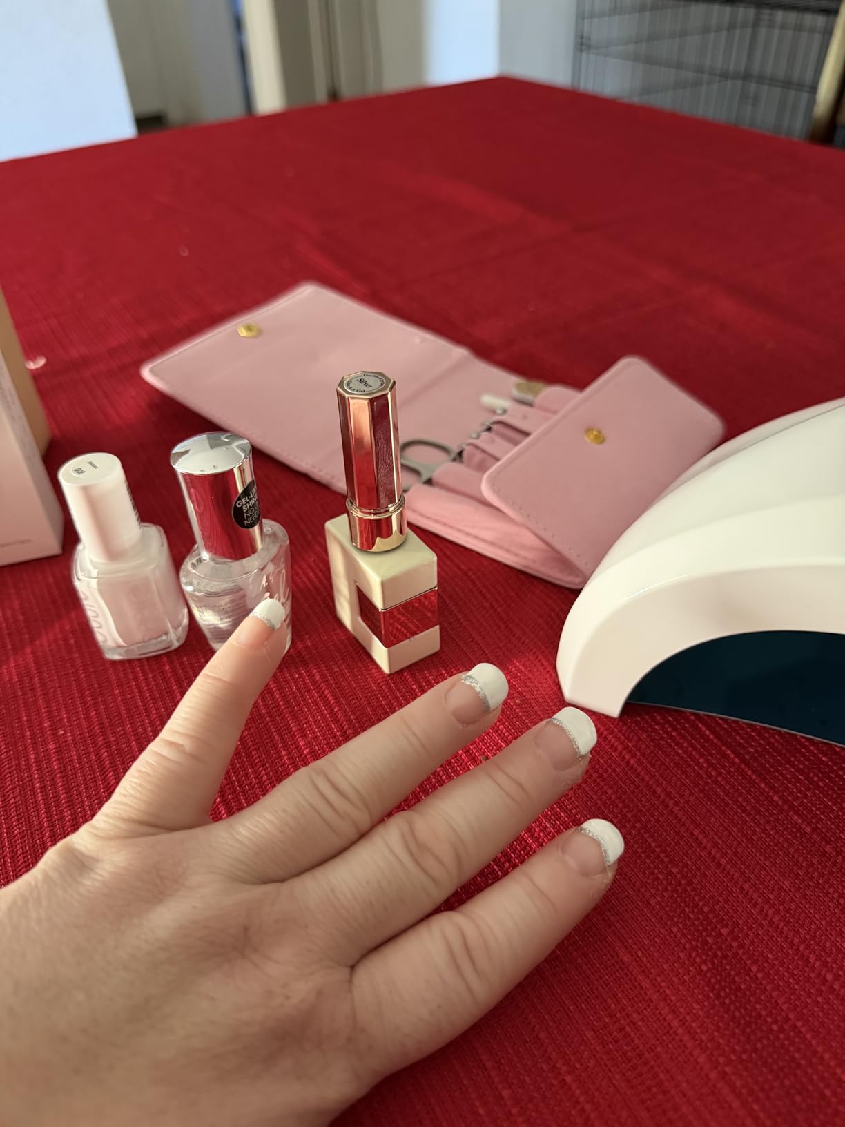 SUNUV Nail Dryer, UV Light for Gel Nail Polish Professional UV LED Lamp with 3 Timer Settings Art Tools Auto Sensor SUNone Blue - Customer Photo 3