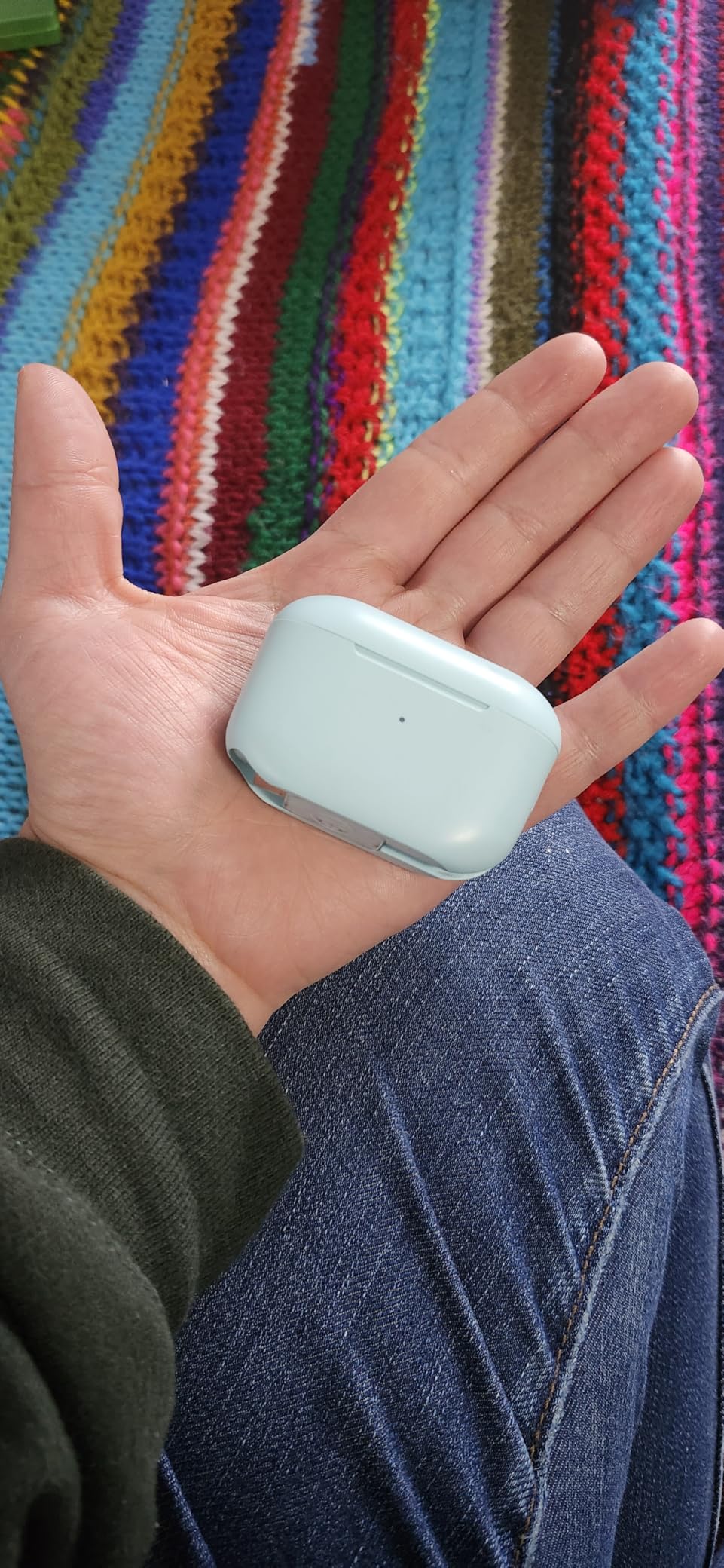 JLab Go Air Pop+ True Wireless Earbuds, in Ear Headphones, Bluetooth Earphones, 35H Playtime Ear Buds, Bluetooth Earbuds with Microphone, USB-C Charging Case, Dual Connect, EQ3 Sound, Black - Customer Photo 2