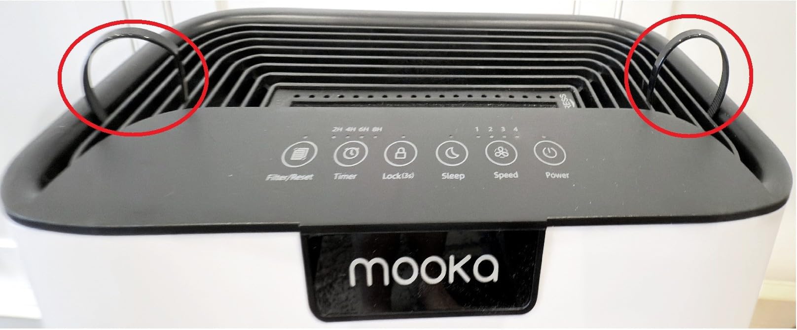 Air Purifiers for Home Large Room 2200 Ft² with Washable Filters, MOOKA HEPA Filter Pet Air Purifier for Bedroom with Fragrance, Air Cleaner for Smoke Dust Pollen Pets Hair Odor, KJ190L White - Customer Photo 3