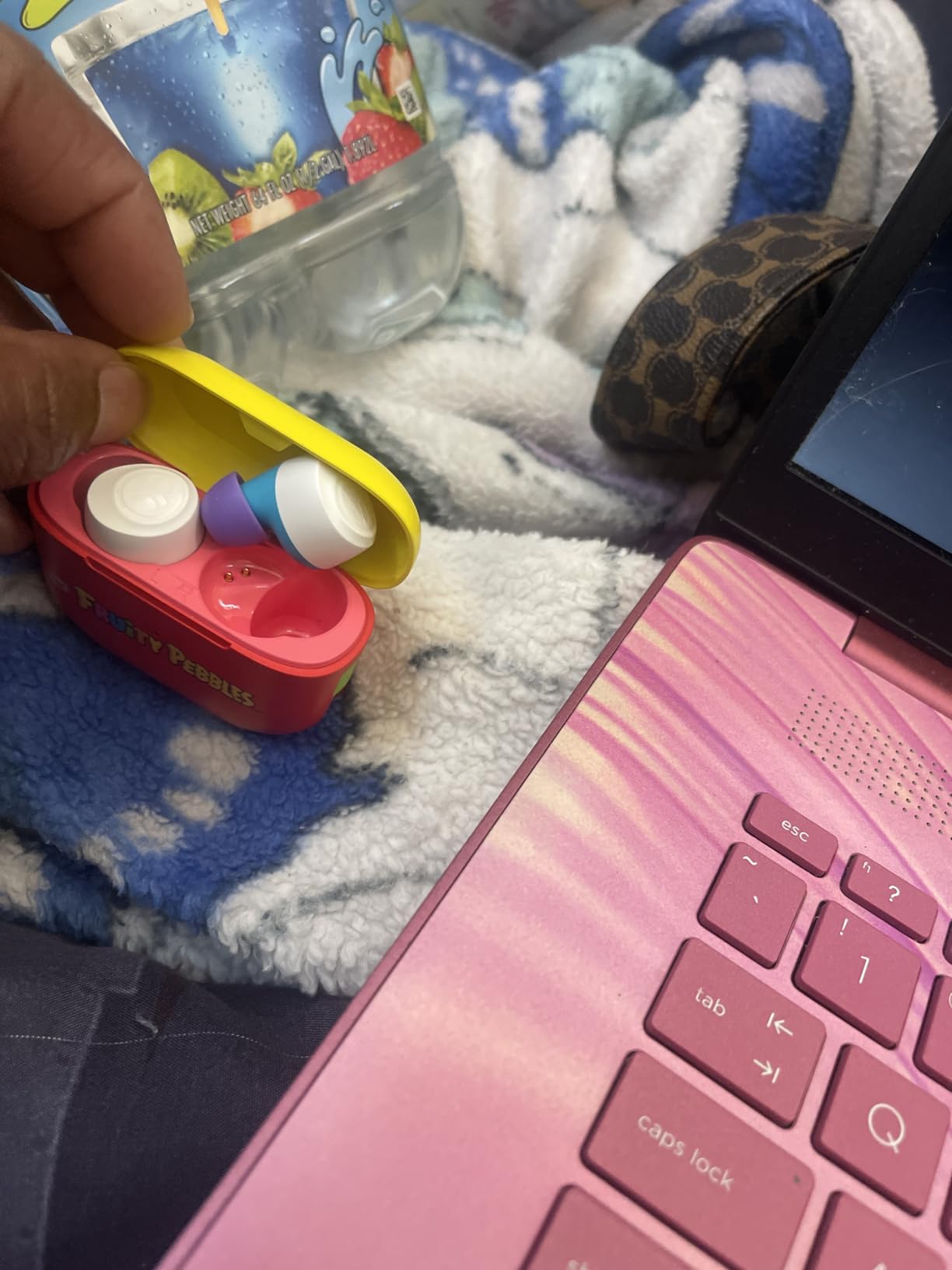 JLab Go Air Pop+ Tones True Wireless Earbuds, in Ear Headphones, Bluetooth Earphones, 35H Playtime Ear Buds, Bluetooth Earbuds with Microphone, USB-C Charging Case, Dual Connect, EQ3 Sound, (155 N) Customer Review JLab Go Air Pop+ Tones True Wireless Earbuds, in Ear Headphones, Bluetooth Earphones, 35H Playtime Ear Buds, Bluetooth Earbuds with Microphone, USB-C Charging Case, Dual Connect, EQ3 Sound, (155 N) - Customer Photo 1