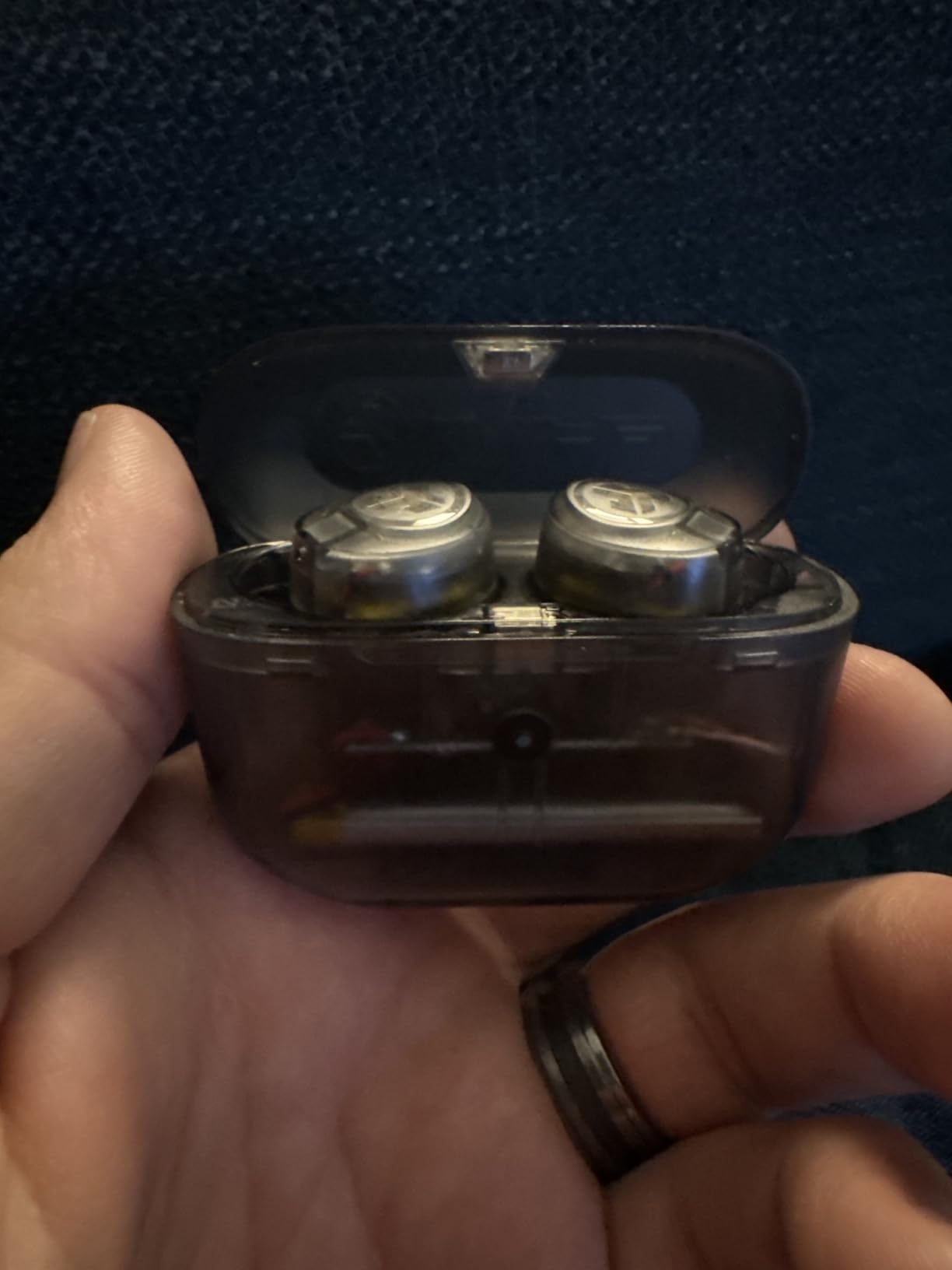 JLab Go Air Pop+ True Wireless Earbuds Designed with Auto On and Connect, Touch Controls, 32+ Hours Bluetooth Playtime, EQ3 Sound, and Dual Connect, Natural Earthtone Color (155 N) Customer Review JLab Go Air Pop+ True Wireless Earbuds Designed with Auto On and Connect, Touch Controls, 32+ Hours Bluetooth Playtime, EQ3 Sound, and Dual Connect, Natural Earthtone Color (155 N) - Customer Photo 4