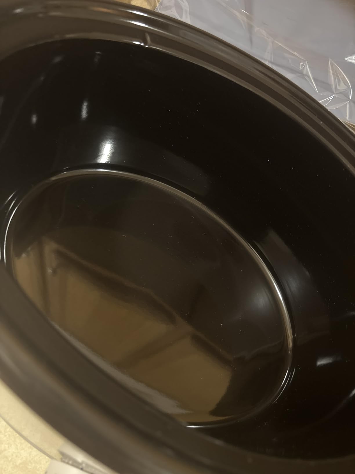 bella 6.0 Qt Manual Slow Cooker, Ceramic Nonstick Coating, 3 Temperature Settings, Dishwasher Safe Stoneware Pot and Tempered Glass Lid, Cool Touch Handles & Tangle Free Cord Wrap, Surf - Customer Photo 2