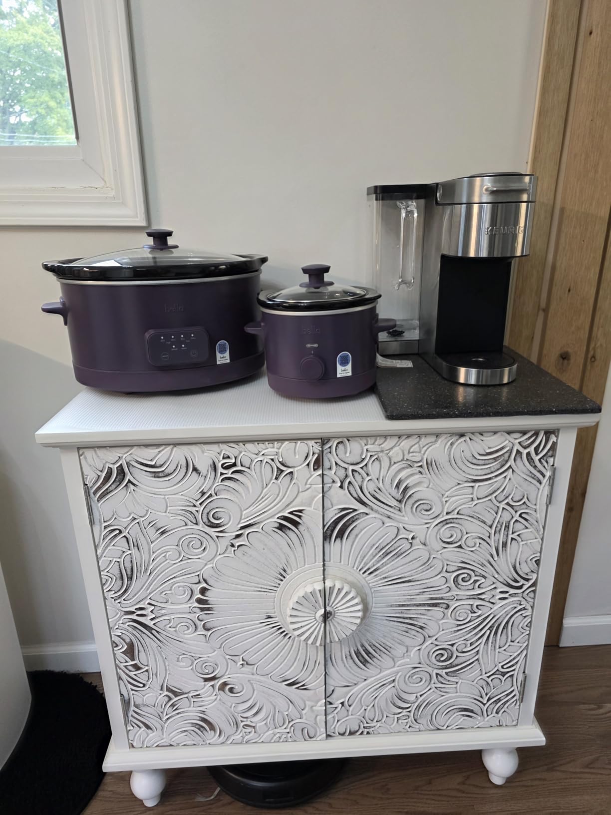 bella 1.5 Qt Slow Cooker with 3 Heat Manual Control, Ceramic Nonstick Coating, Dishwasher Safe Stoneware Pot and Tempered Glass Lid, Tangle Free Cord Wrap & Cool Touch Handles, Surf - Customer Photo 1