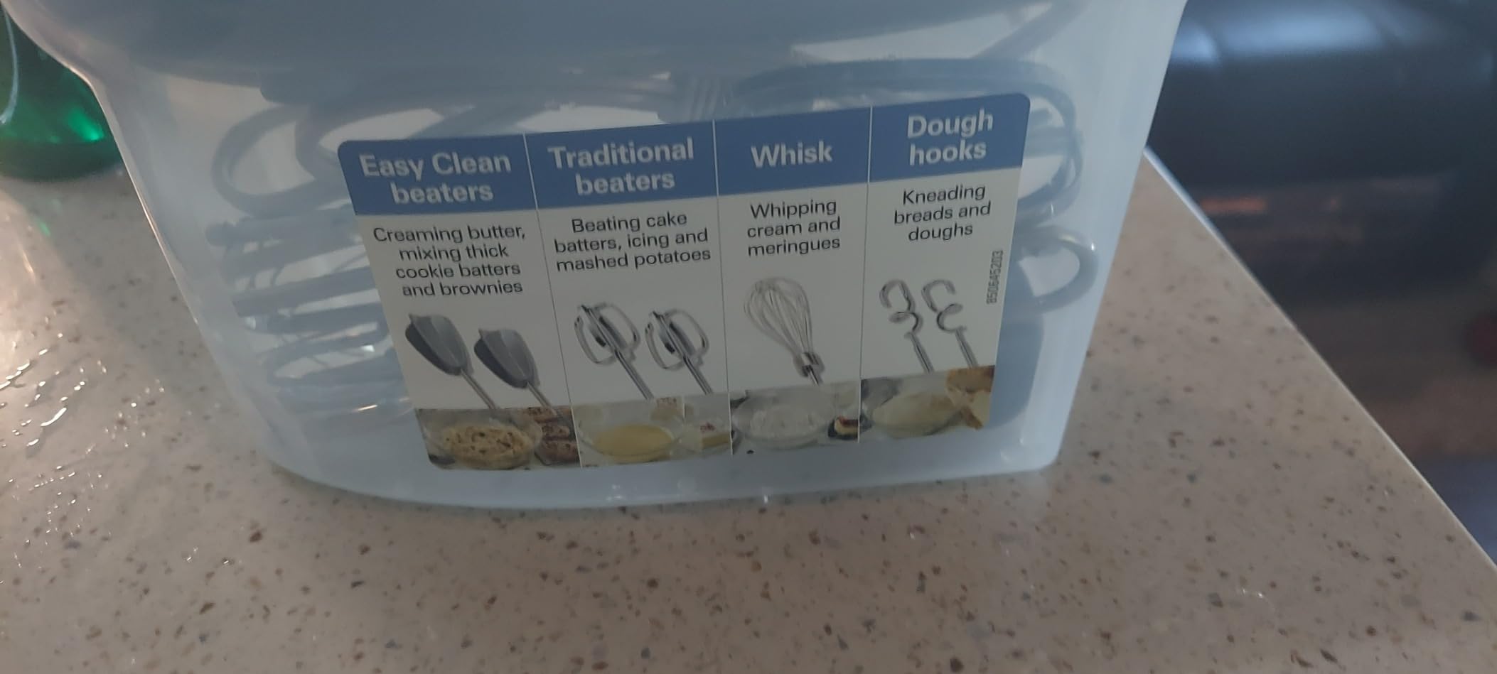 Hamilton Beach 6-Speed Electric Hand Mixer with Whisk, Dough Hooks and Easy Clean Beaters, Powerful 275 Watt Motor, Snap-On Storage Case, Blue Customer Review Hamilton Beach 6-Speed Electric Hand Mixer with Whisk, Dough Hooks and Easy Clean Beaters, Powerful 275 Watt Motor, Snap-On Storage Case, Blue - Customer Photo 3