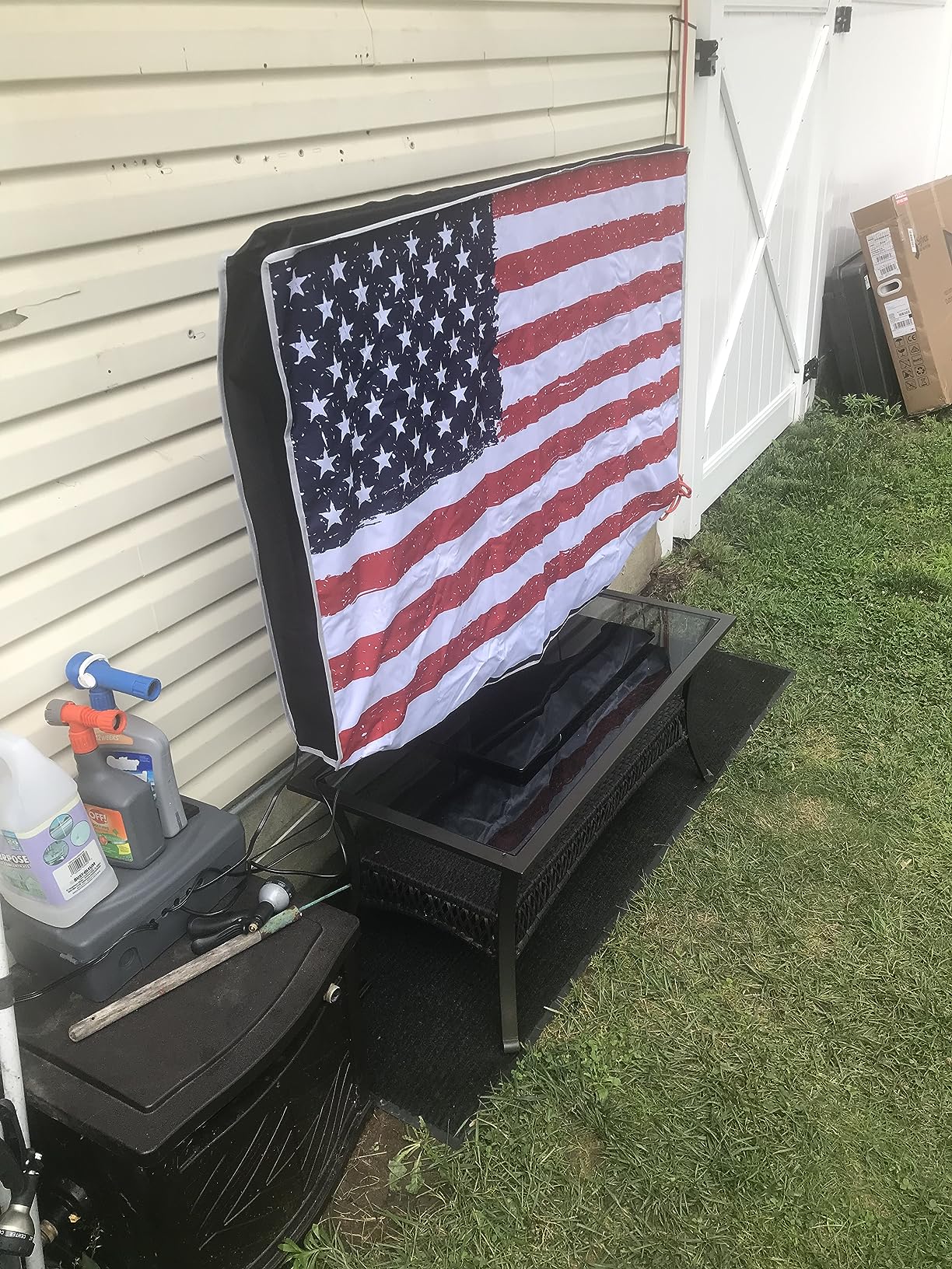 SYLVOX Outdoor TV, 65-Inch Waterproof Smart TV, 2000 nits Full Sun TV, 4K, Dolby Atmos, HDR10, Weatherproof Television with Voice Assistant Remote (Pool Pro 2.0, Latest Model) - Customer Photo 2