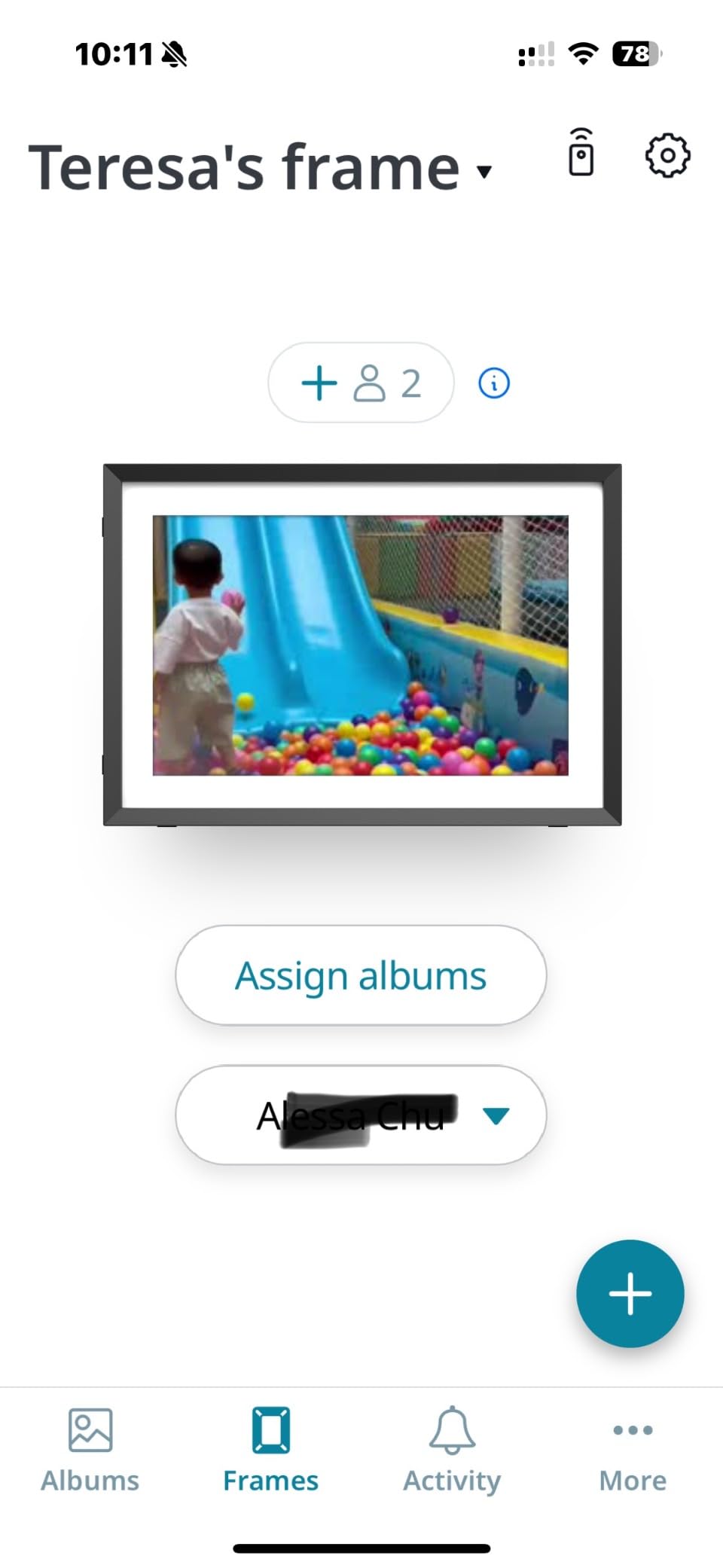 ApoloSign Digital Picture Frame Powered by Nixplay, 15.6