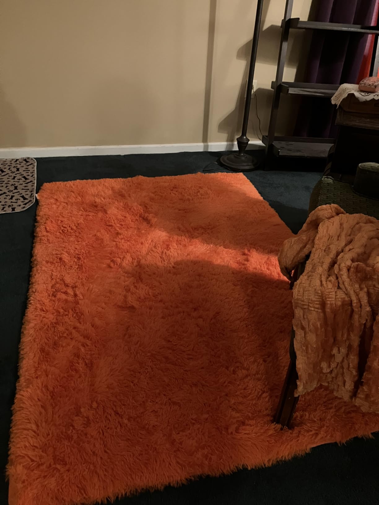 Super Fluffy Black 8x10 Area Rugs for Living Room, Modern Large Shag Rug for Bedroom, Non-Slip Plush Shaggy Thick Black Carpet for Nursery Kids Room Boys Girls Dorm Indoor Home Office Decor Customer Review Super Fluffy Black 8x10 Area Rugs for Living Room, Modern Large Shag Rug for Bedroom, Non-Slip Plush Shaggy Thick Black Carpet for Nursery Kids Room Boys Girls Dorm Indoor Home Office Decor - Customer Photo 4