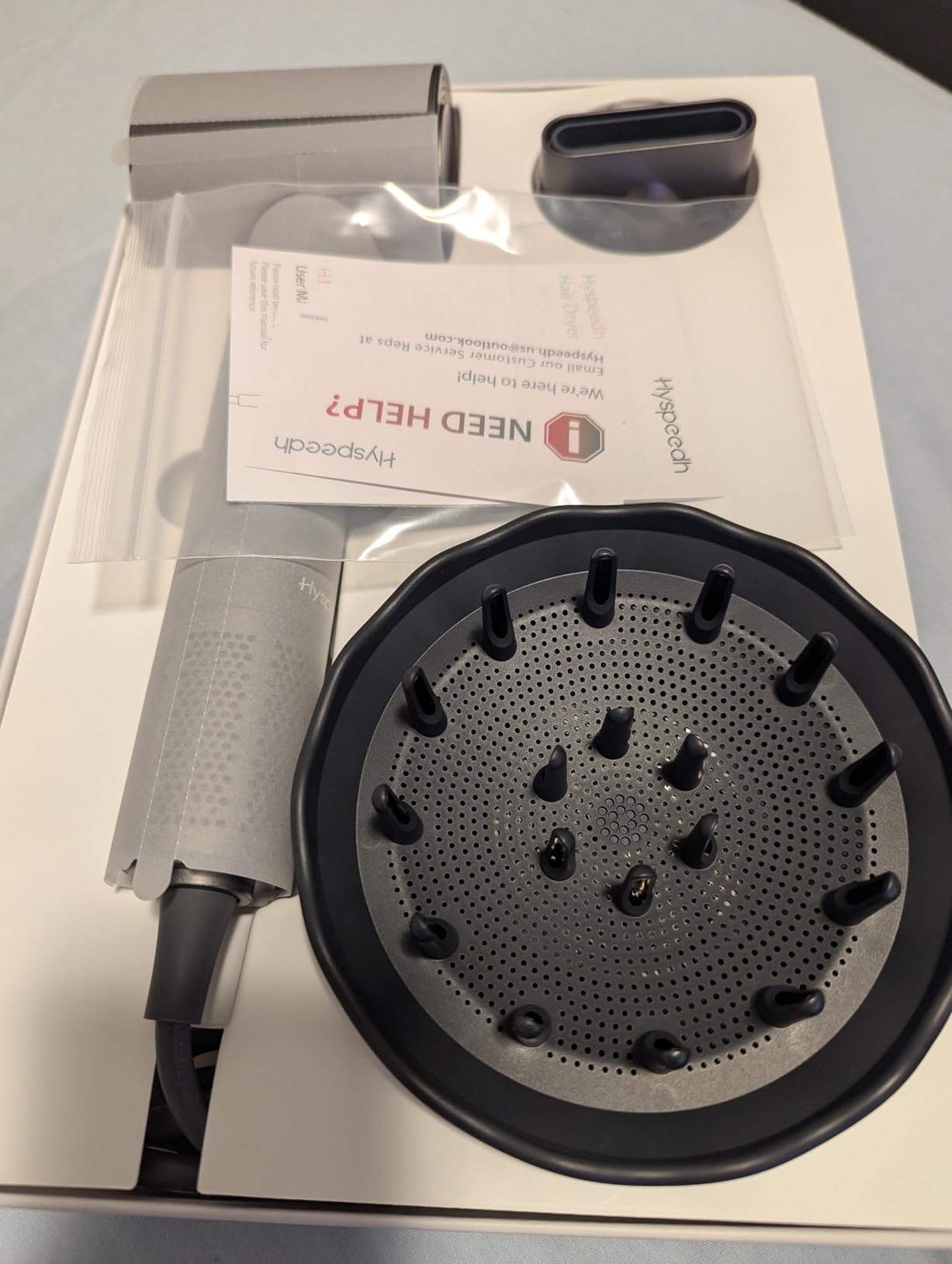 Hair Dryer with 110000 RPM High Speed 1400w Motor for 1-5min Fast Dry, 3 Heat/Cool Wind Level & 49db Low Noise,1.5 Billion Plasma & Travel Blow Dryer - Customer Photo 5