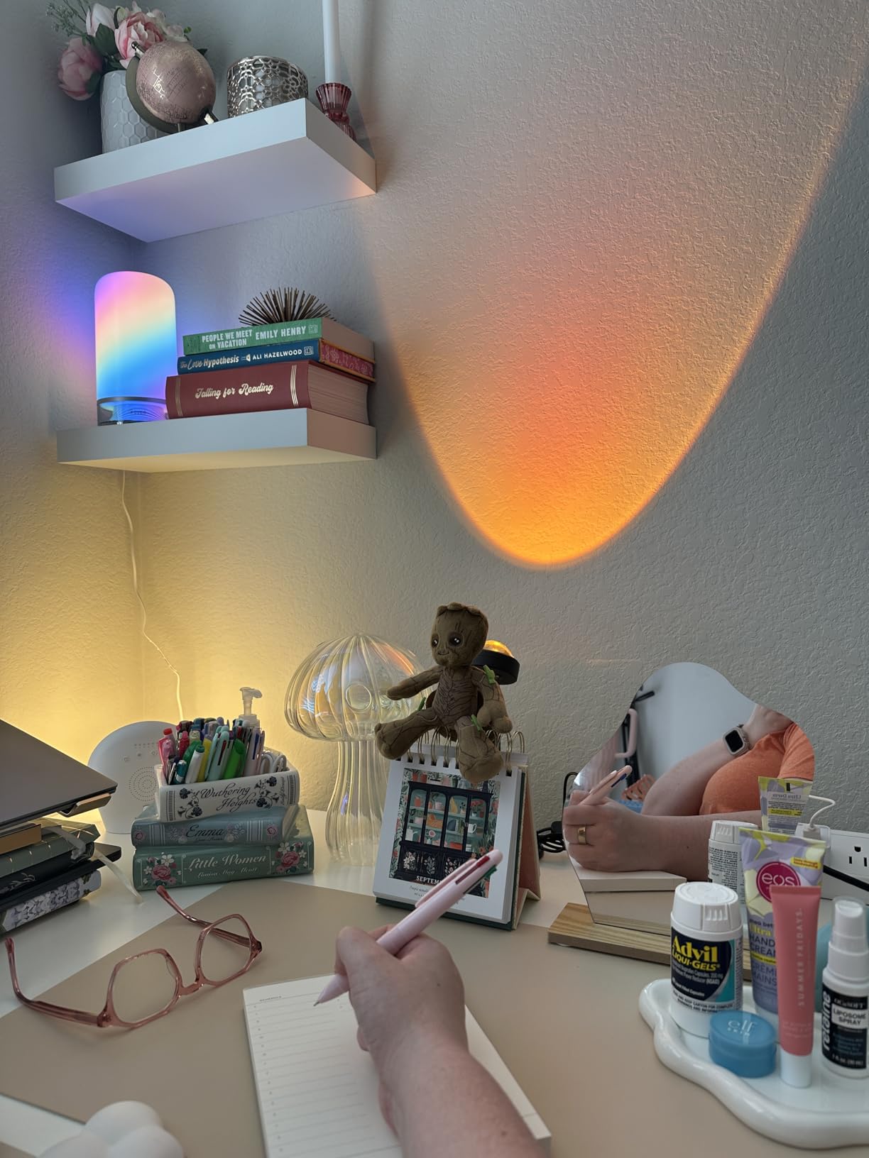 Govee RGBIC Smart Table Lamp 2, Touch Bedside Small Table Lamp Work with Matter, Alexa, LED Desk Lamp with 64 Scene Modes, Color Changing Lamp for Bedroom Living Room Dimmable Night Light(Corded) Customer Review Govee RGBIC Smart Table Lamp 2, Touch Bedside Small Table Lamp Work with Matter, Alexa, LED Desk Lamp with 64 Scene Modes, Color Changing Lamp for Bedroom Living Room Dimmable Night Light(Corded) - Customer Photo 1