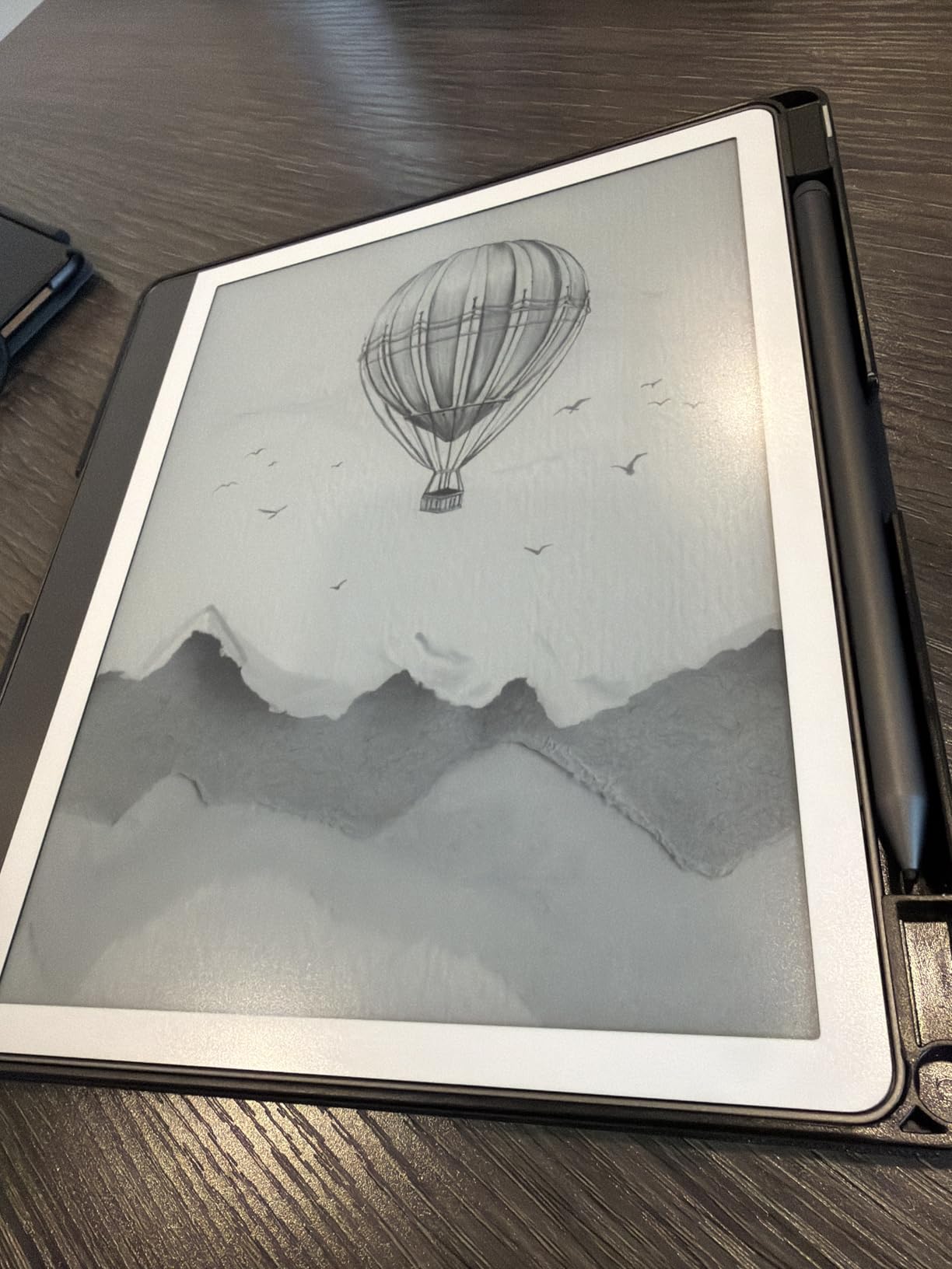 Like-New Amazon Kindle Scribe (16GB) - Your notes, documents and books, all in one place. With built-in AI notebook summarization. Includes Premium Pen - Tungsten - Customer Photo 1