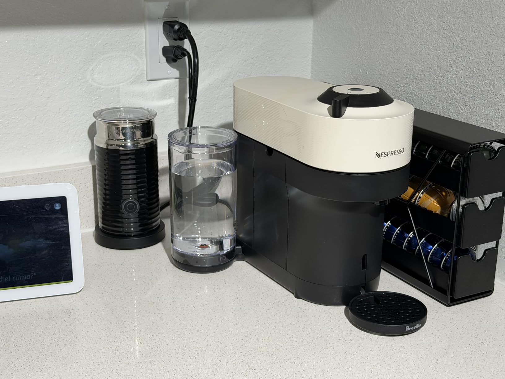 Nespresso Vertuo Pop+ Coffee and Espresso Maker by Breville with Milk Frother, Coconut White - Customer Photo 2
