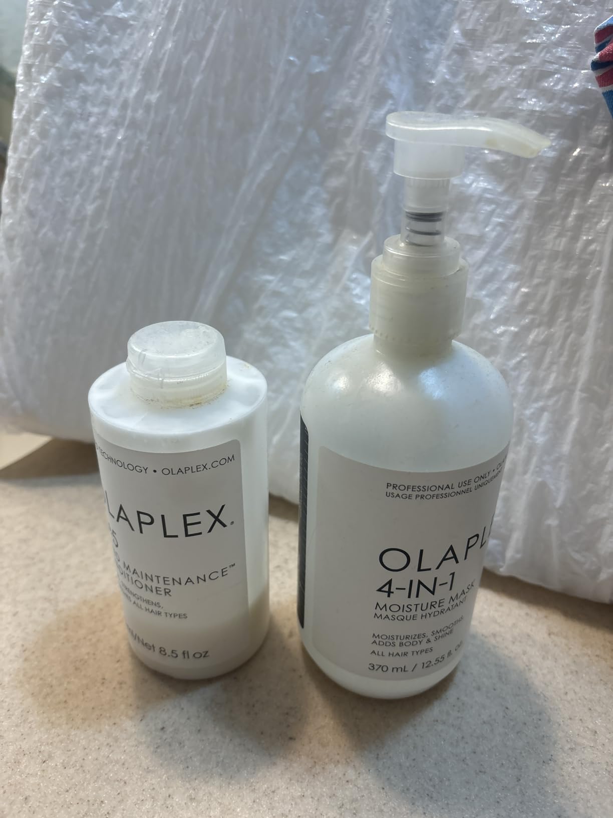 Olaplex Wash and Shine Hair Kit: No. 4, 5, 7, Shampoo & Conditioner Set | Cleanse, Hydrate, & Control Frizz Up to 72 Hours | Bonding Oil for Shine & Protect | For Coily, Curly, Straight, and Wavy - Customer Photo 1