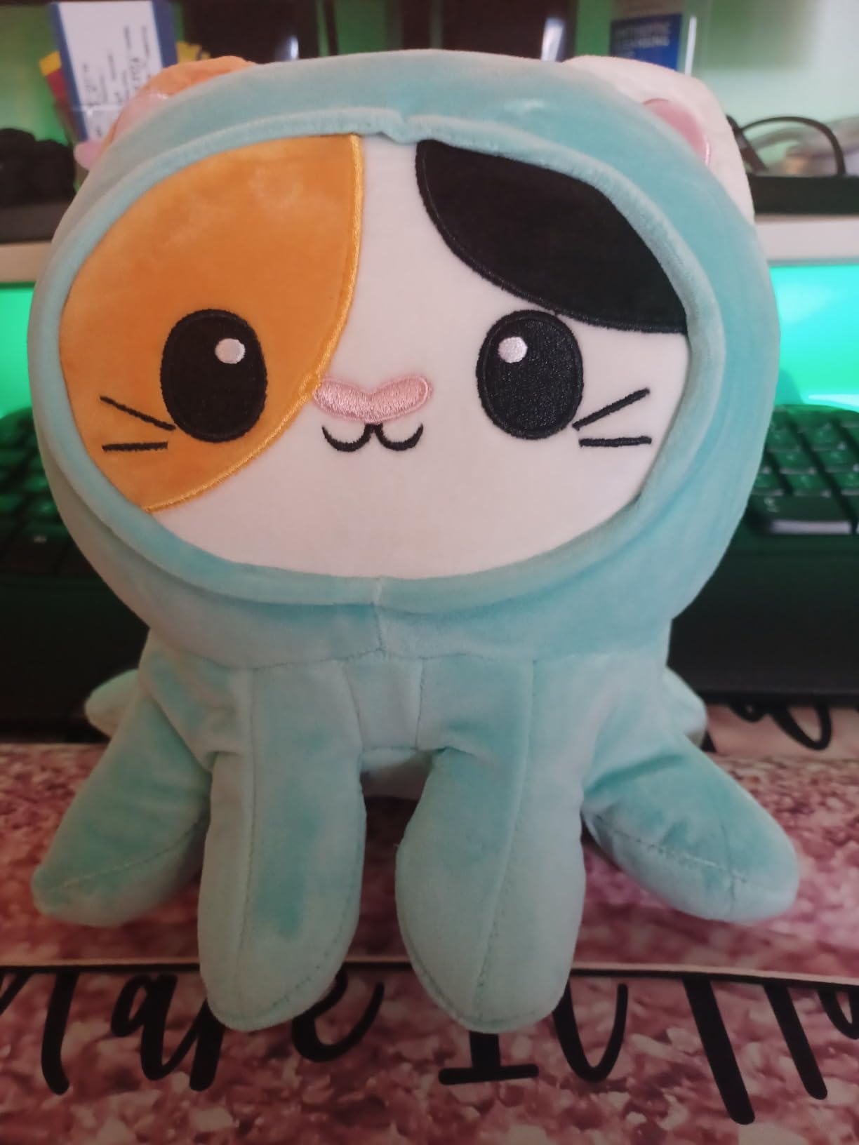 JOYIN Stuffed Animal, Kawaii Unicorn Sheep Plush Toy, Soft Plushie, for Kids and Adults, Birthday Surprise Gift for Boys and Girls (Ewenicorn), Easter Plush Toy - Customer Photo 1