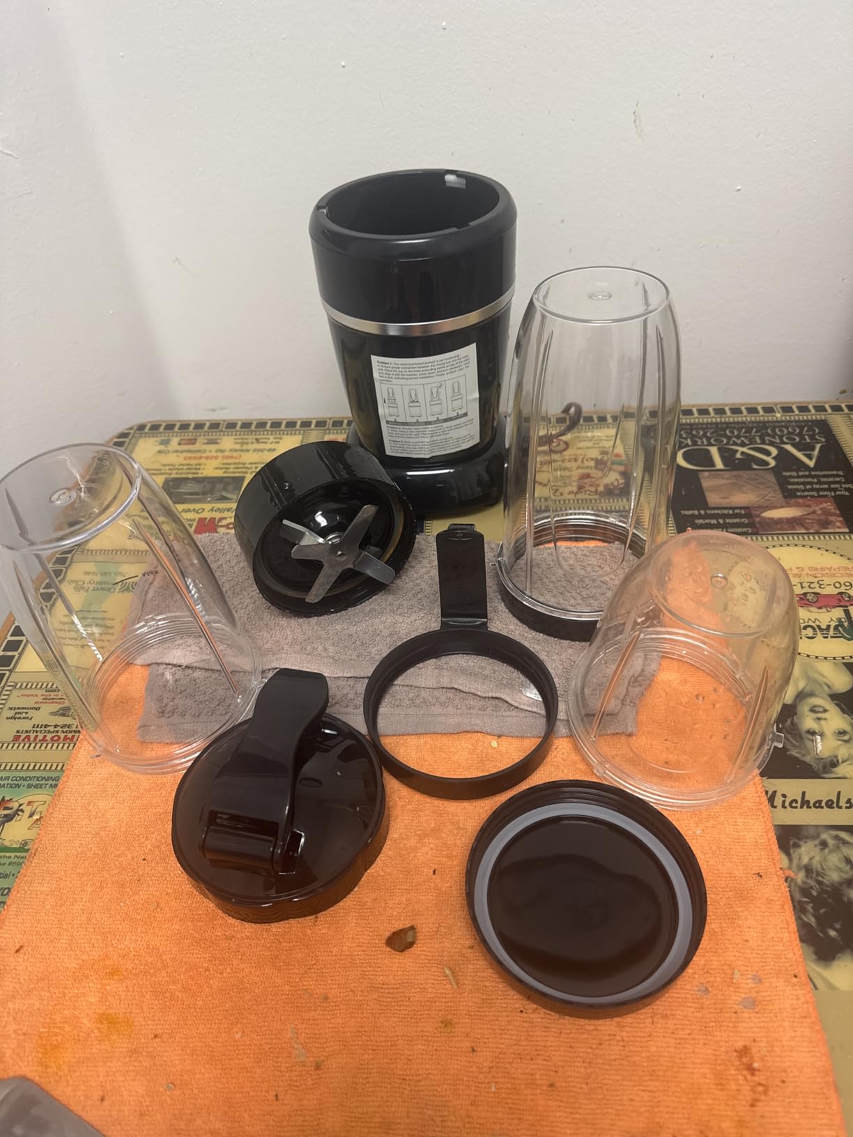 Sangcon 1000W Smoothie Blender for Kitchen, Blenders for Smoothies with (3) Cups (2) Spout Covers (1) Storage Cap (1) To-Go Cap, Portable Blender for Shakes, Ice Crushing, Frozen Drinks, Spices Customer Review Sangcon 1000W Smoothie Blender for Kitchen, Blenders for Smoothies with (3) Cups (2) Spout Covers (1) Storage Cap (1) To-Go Cap, Portable Blender for Shakes, Ice Crushing, Frozen Drinks, Spices - Customer Photo 3