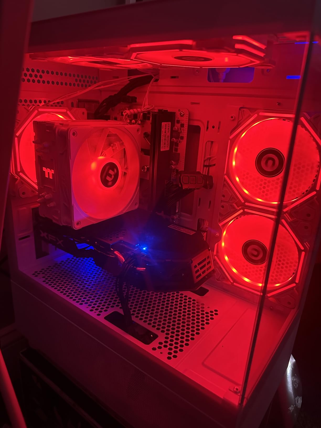 NINGMEI Soul Gaming PC Desktop,AMD Ryzen 7 5700G 8 core 3.8GHz(up to 4.6GHz),AMD Radeon Vega Graphics,16GB DDR4 RAM 3200MHz,1TB NVME SSD,550W PSU, Windows 11 Home 64-bit. - Customer Photo 1