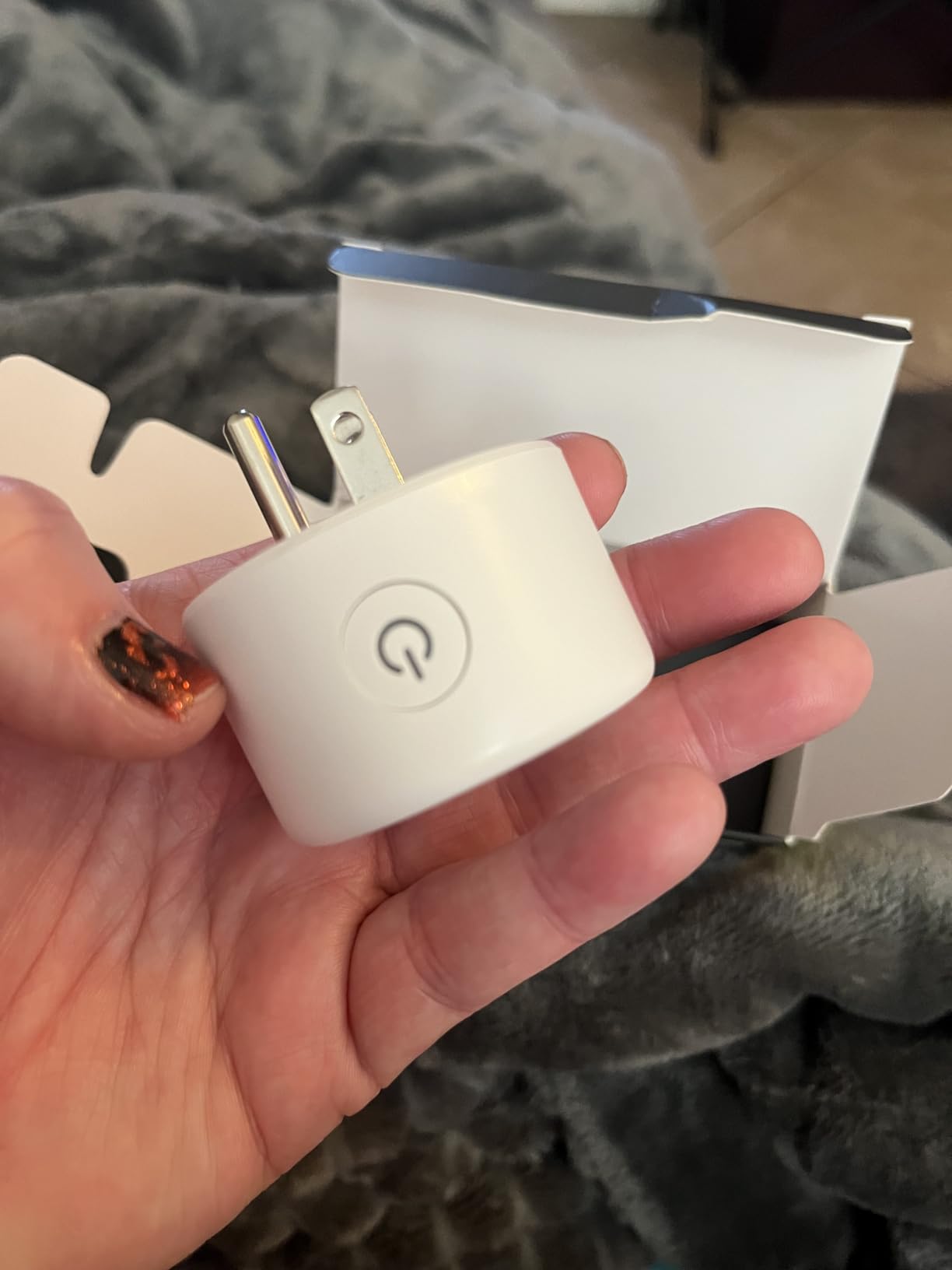 GHome Smart Plug, WiFi Smart Plugs Work with Alexa and Google Home, Smart Outlet Timer with APP Remote Control, 2.4GHz Wi-Fi Only, No Hub Required, ETL FCC Listed - Customer Photo 1