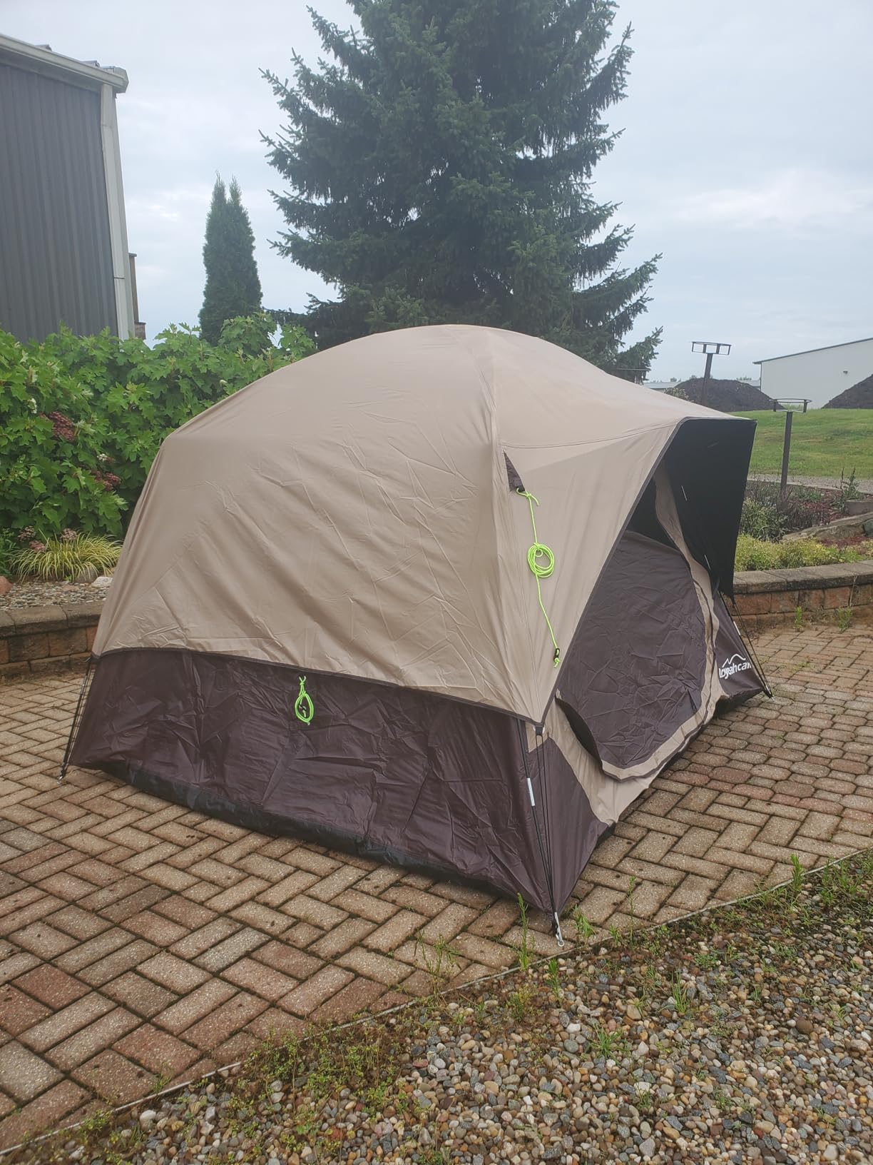 4 Person Blackout Camping Tent, Easy Setup Waterproof Family Dome Tent for Camping with Rainfly, Portable Double Layer Large Family Tent for Outdoor Camping&Hiking - Customer Photo 1