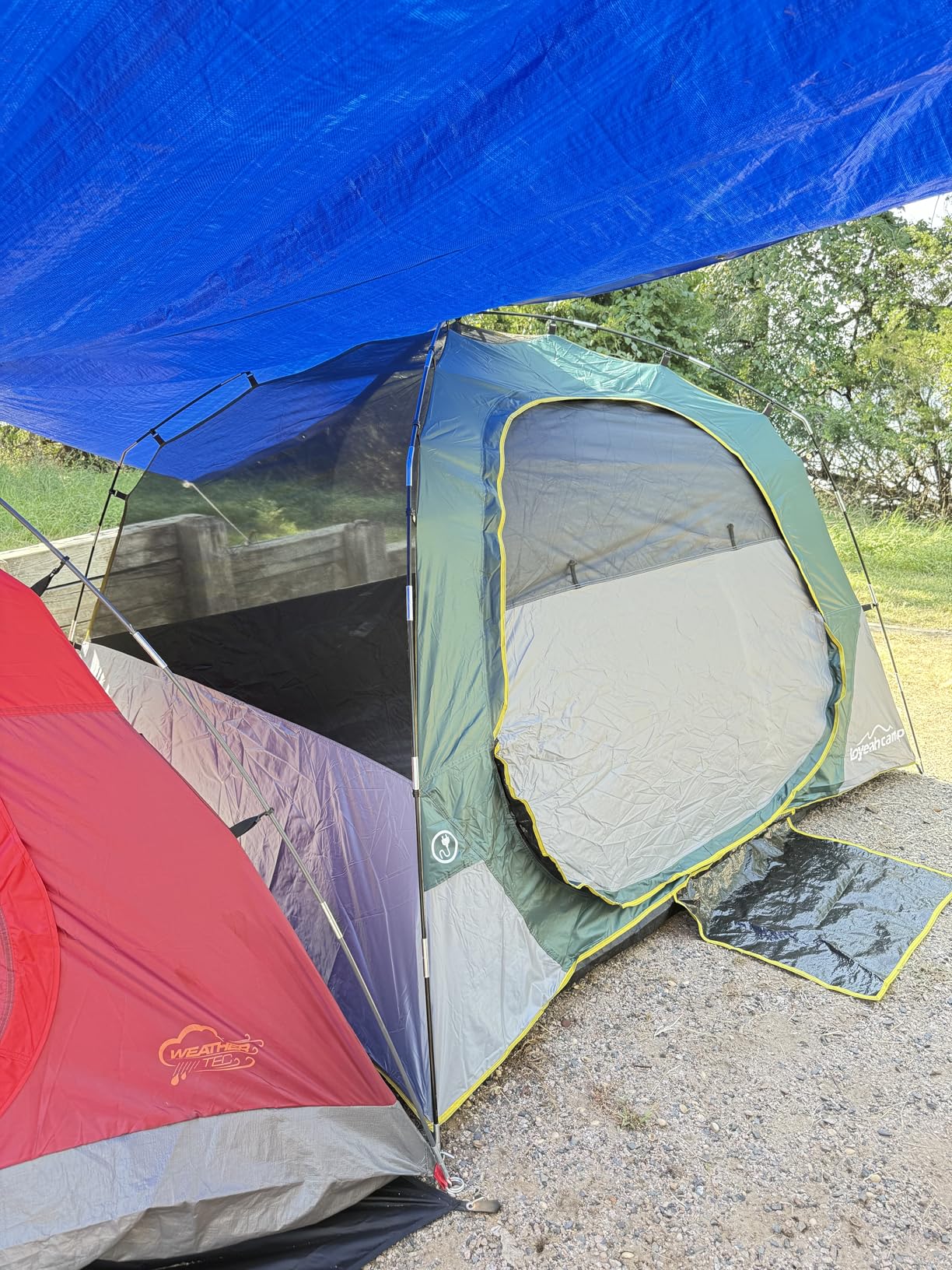 4 Person Blackout Camping Tent, Easy Setup Waterproof Family Dome Tent for Camping with Rainfly, Portable Double Layer Large Family Tent for Outdoor Camping&Hiking - Customer Photo 2