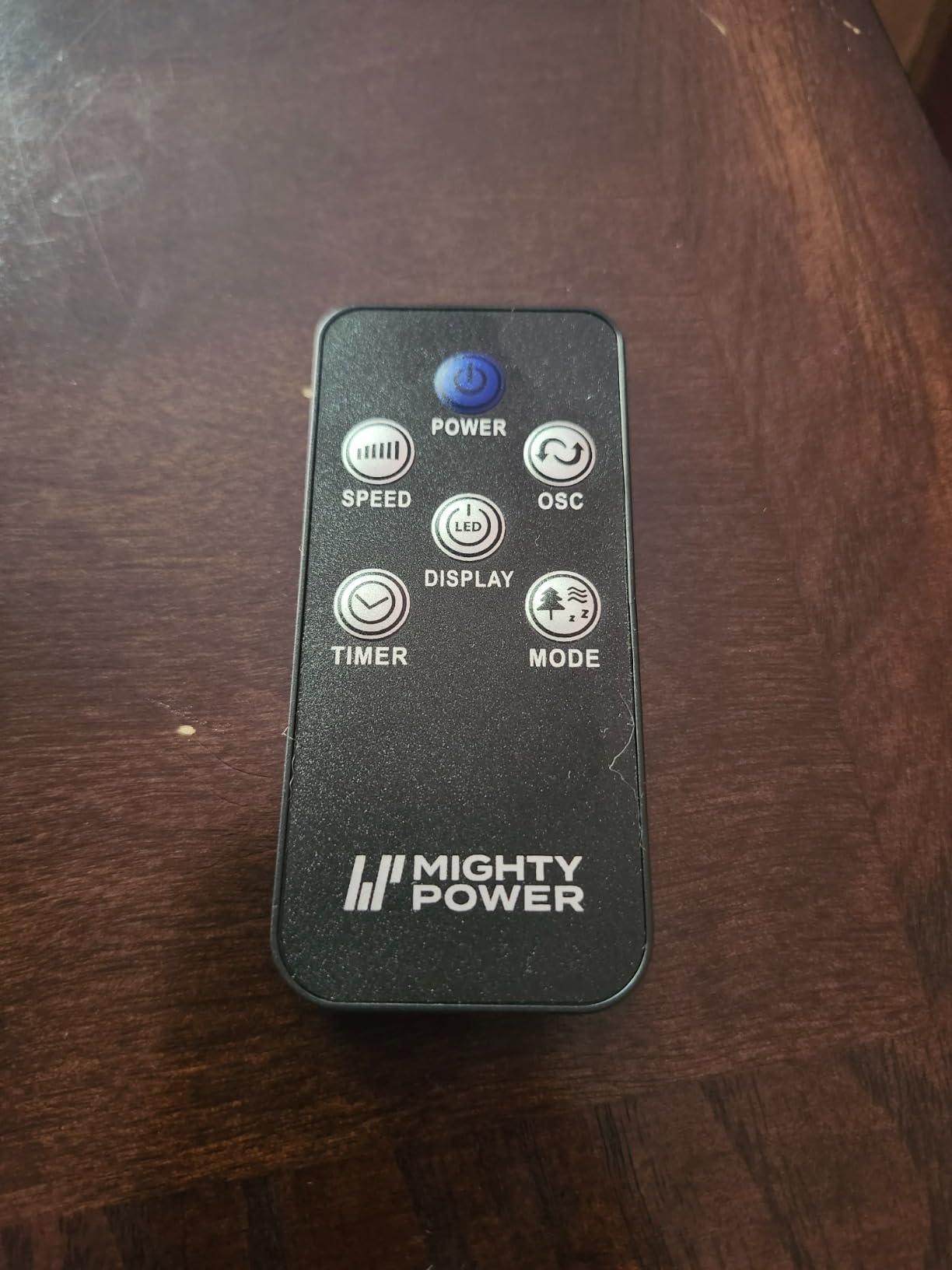 Mighty Power Tower Fan 38 Inch, Ultra-Quiet Oscillating Bladeless Fan with Remote, 3 Speeds, 4 Mode Types, LED Display, 12H Timer, Black, Floor Standing Fan, Powerful for Indoor Home and Office Rooms - Customer Photo 1