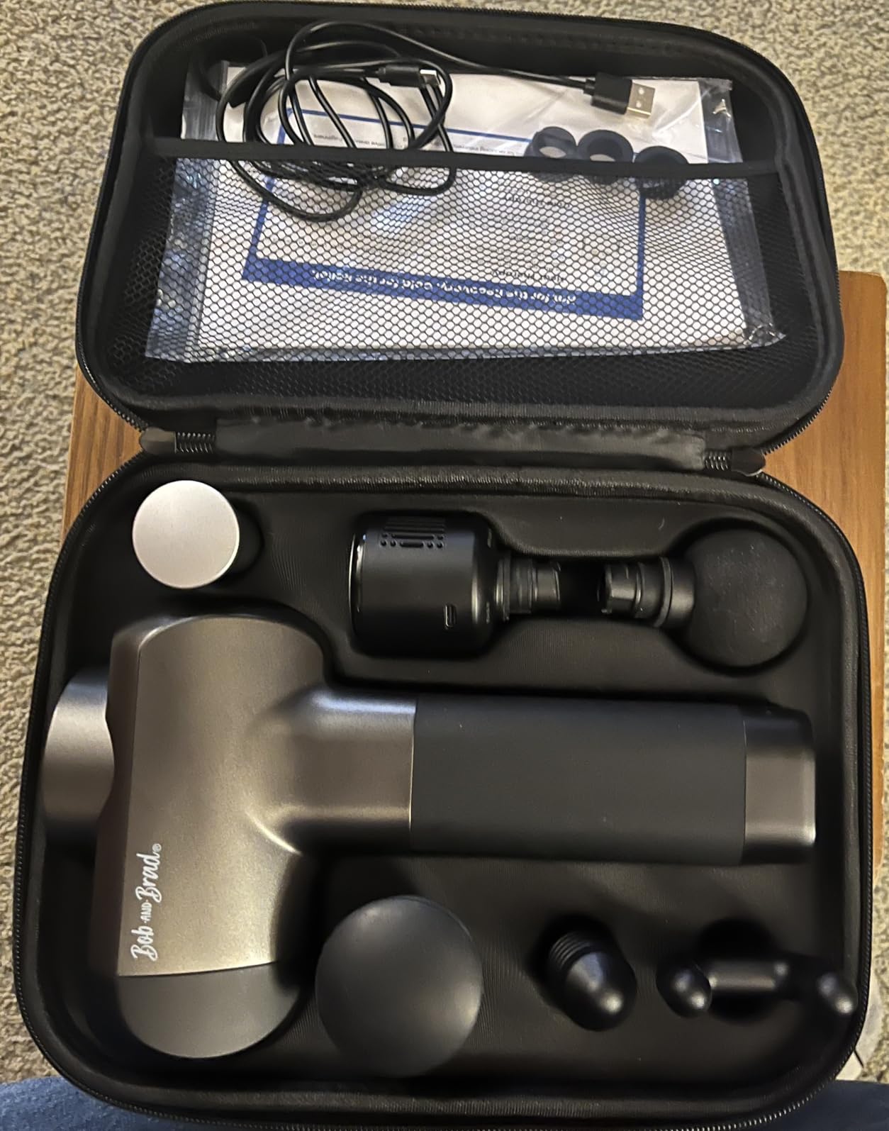 BOB AND BRAD X6 Pro Max Massage Gun with Heat-Cold and Metal Head Therapy, Percussion Deep Tissue Massager Gun for Athletes, Electric Muscle Massage Gun with 6 Replacements Customer Review BOB AND BRAD X6 Pro Max Massage Gun with Heat-Cold and Metal Head Therapy, Percussion Deep Tissue Massager Gun for Athletes, Electric Muscle Massage Gun with 6 Replacements - Customer Photo 2