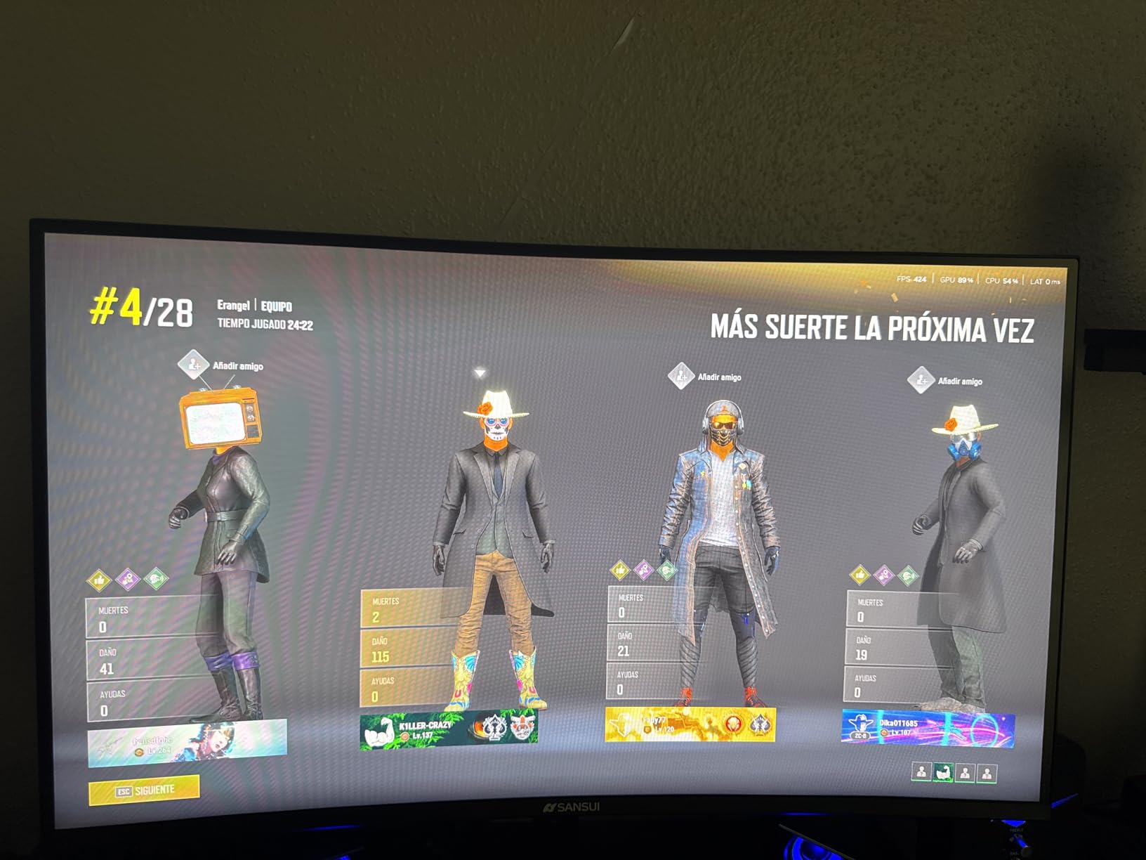 SANSUI 24 Inch Gaming Monitor 200Hz 180Hz 1Ms FreeSync HDR 110% sRGB FHD 1080P Computer Monitor HDMI DP Ports Eye Care Frameless VESA Mount Cable Management (ES-G24F4L HDMI Cable Included) - Customer Photo 3