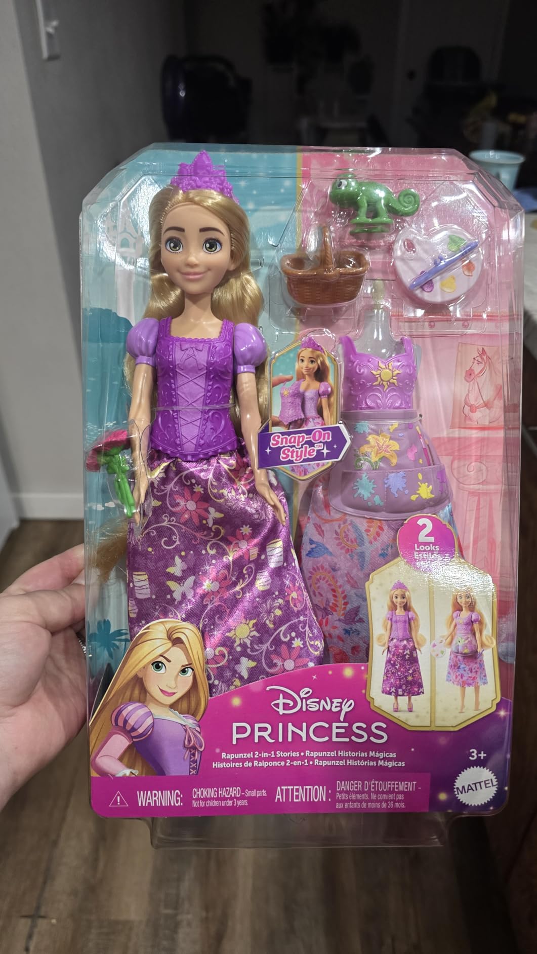 Mattel Disney Princess Toys, Cinderella Fashion Doll with 2 Looks, 9 Accessories, 2 Snap-On Bodices & 2 Skirts, 2-in-1 Stories Inspired by Disney Movie - Customer Photo 1