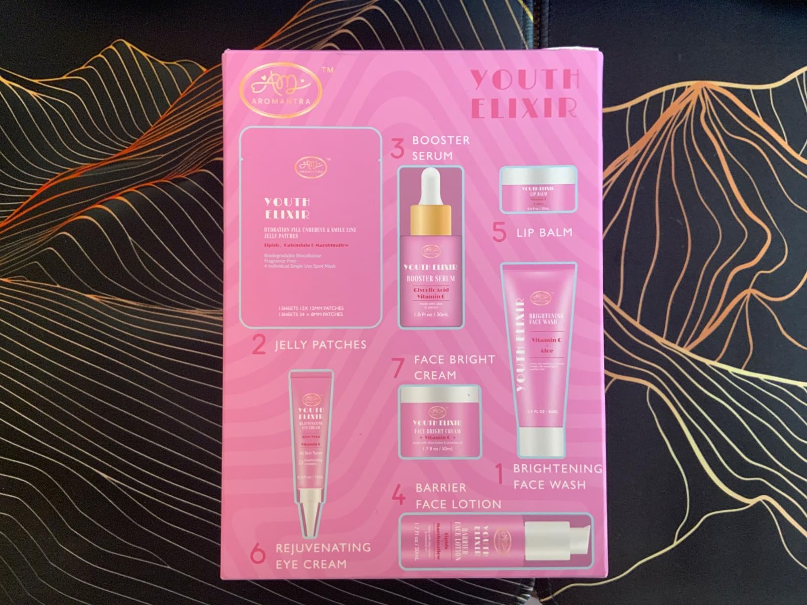 Valentines Day Gifts for Woman Skin Care Set Travel Size, Daily Routine with Hydrate + Protect SkinCare 7-Pieces Travel Kit for Women|Cleanser, Cream, Serum, Eye Cream, Lotion, Lip Mask, Jelly Patches - Customer Photo 1