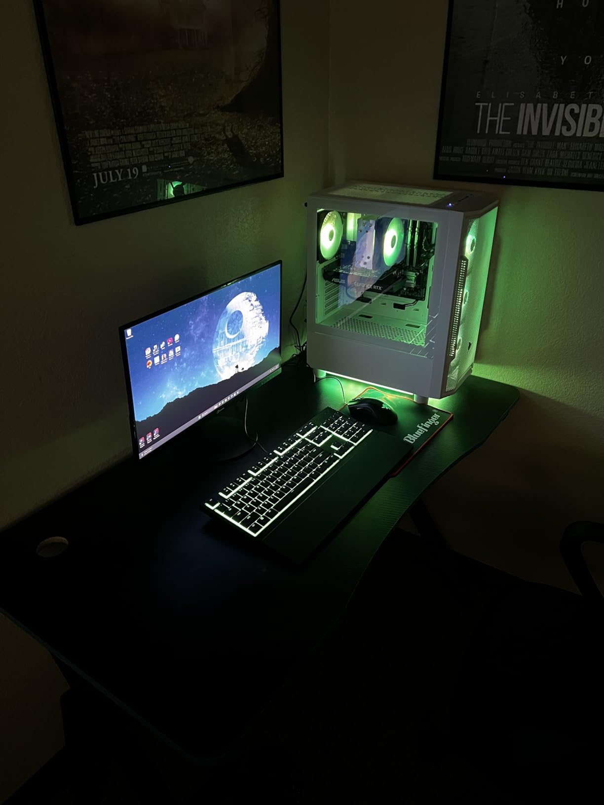 Skytech Archangel Gaming PC Desktop, Ryzen 5 5500 3.6 GHz (4.2GHz Turbo Boost), NVIDIA RTX 3050 (6GB) 6GB GDDR6, 1TB SSD, 16GB DDR4 RAM 3200, 650W Gold PSU, Wi-Fi, Win 11 Home - Customer Photo 2