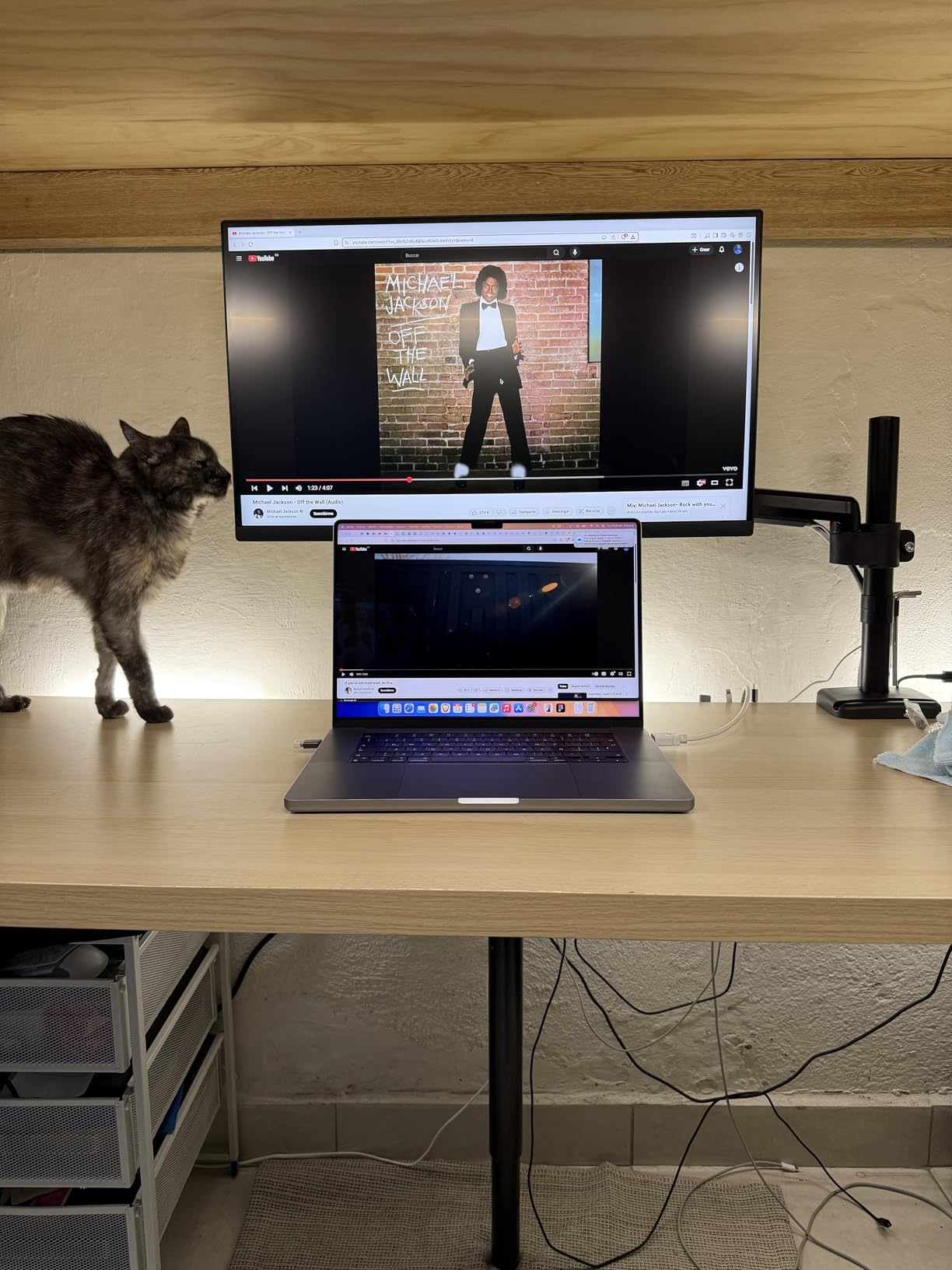 LG 27US500-W Ultrafine Monitor 27-Inch 4K UHD (3840x2160) HDR10 IPS Borderless Design Reader Mode Flicker Safe Switch App HDMI DisplayPort - White - Customer Photo 2