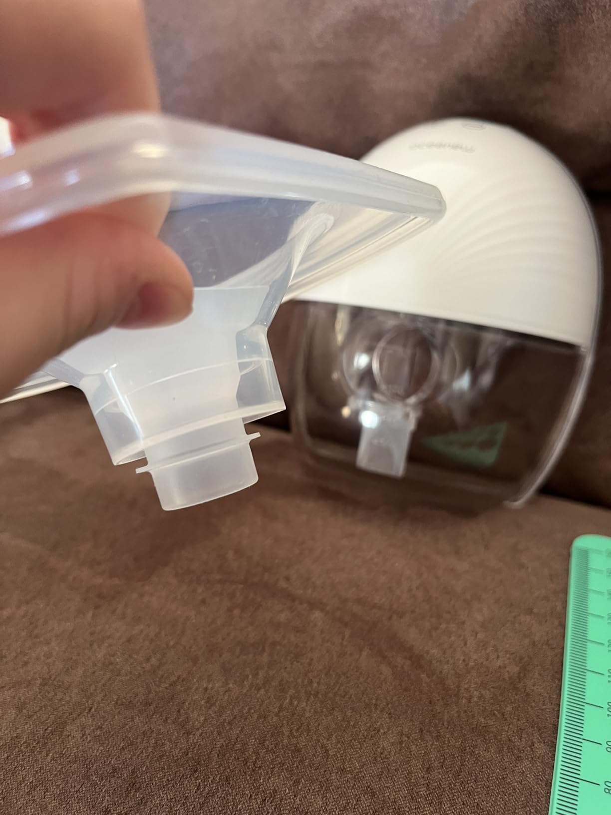 Hands Free Breast Pump Wearable, Strong Suction, Leak Design, Touch Control, 3 Modes & 9 Levels, Portable Electric Breast Pump with 24mm Shield and Flanges of 17/19/21mm,1 Pack - Customer Photo 1