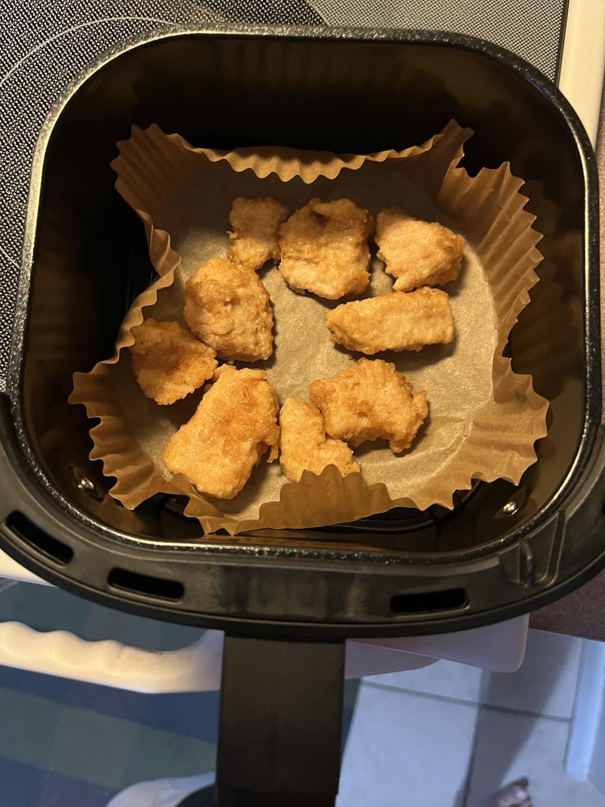 CHEFMAN 2 Qt Mini Air Fryer – Digital Space-Saving Compact Air Fryer with Nonstick and Dishwasher Safe Basket, Quick & Easy Meals in Minutes, Features Digital Timer and Shake Reminder – Black - Customer Photo 5