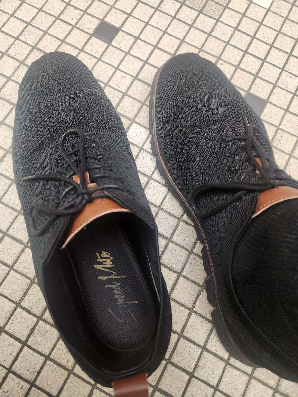 Men's Wide Casual Dress Shoes Business Casual Sneaker Shoes for Men - Customer Photo 4