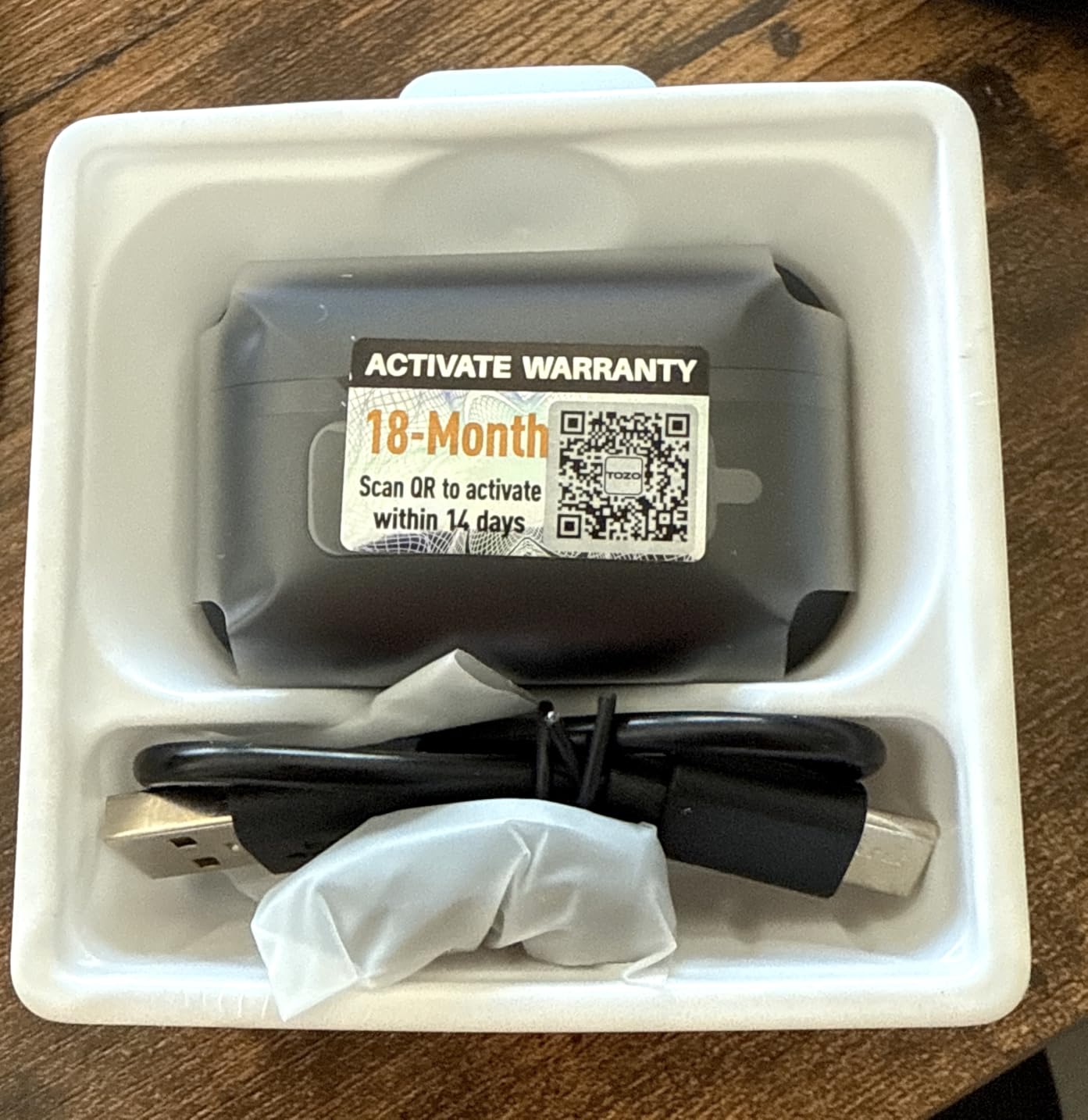 TOZO NC9 Hybrid Active Noise Cancelling Wireless Earbuds, 6 Mics ENC Clear Call, IPX8 Waterproof, in Ear Bluetooth 5.3 Headphones Stereo Bass Ear Buds 60H Playtime with LED Display 32 EQs via APP customer photo 2