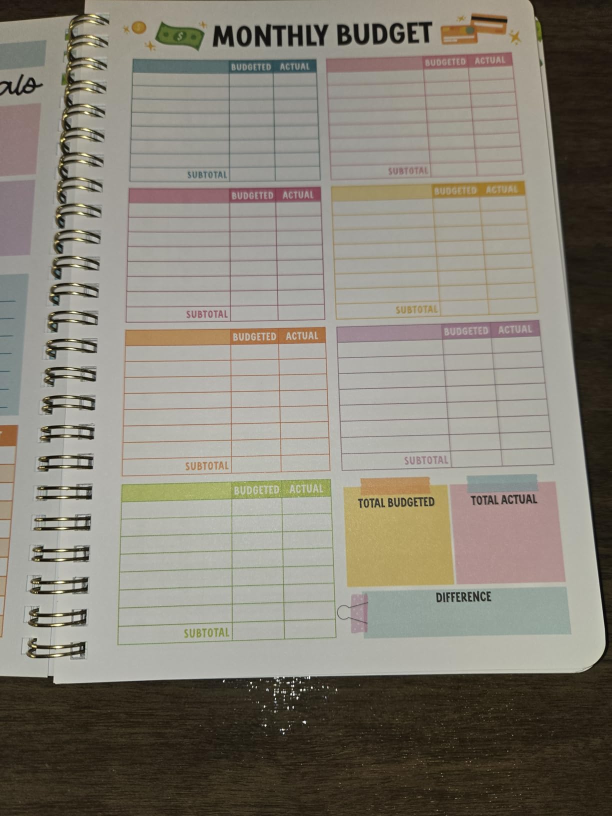 Hadley Designs 2026 Budget Planner and Monthly Bill Organizer - Monthly Budget Planner 2026, Financial Planners Budgeting Book, Bill Tracker Notebook For Expenses, Undated Finance Organizer Journal - Customer Photo 2