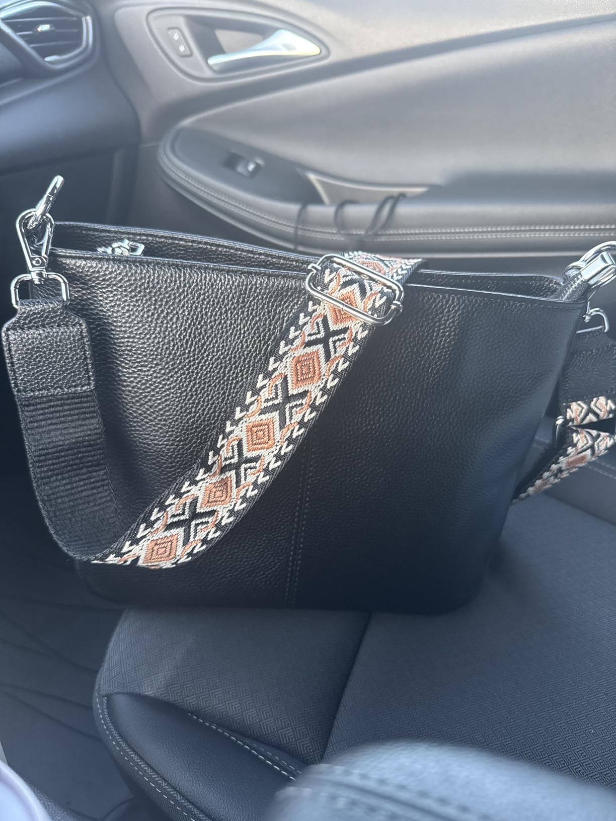 befen Genuine Leather Purse for Women, Soft Leather Crossbody Hobo Bag Women's Shoulder bag Handbags with 2 Removable Straps Designer Cross Body Purses for Everyday & Travel & Work, Brown - Customer Photo 1