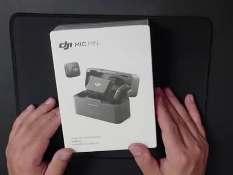 DJI Mic Mini (2 TX + 1 RX + Charging Case), Wireless Lavalier Microphone for iPhone/Camera/Android, Ultralight, Detail-Rich Audio, 48h Use, Noise Cancelling, Automatic Limiting, Vlog, Streaming - Customer Photo 2