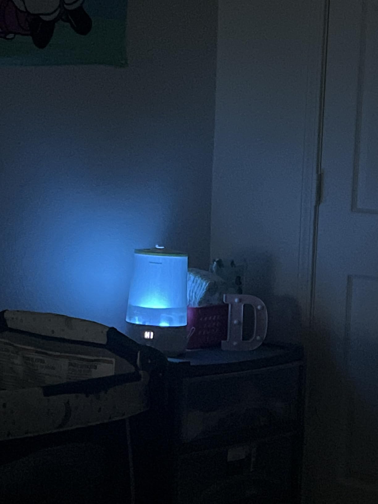 Homvana 3.6L Cool Mist Humidifiers for Bedroom, Large Room, Home, House, Office, Living Room, 34H Top Fill Easy to Clean Small Humidifier for Plants indoor, Grow Tents, Greenhouse, Filterless (Black) Customer Review Homvana 3.6L Cool Mist Humidifiers for Bedroom, Large Room, Home, House, Office, Living Room, 34H Top Fill Easy to Clean Small Humidifier for Plants indoor, Grow Tents, Greenhouse, Filterless (Black) - Customer Photo 1