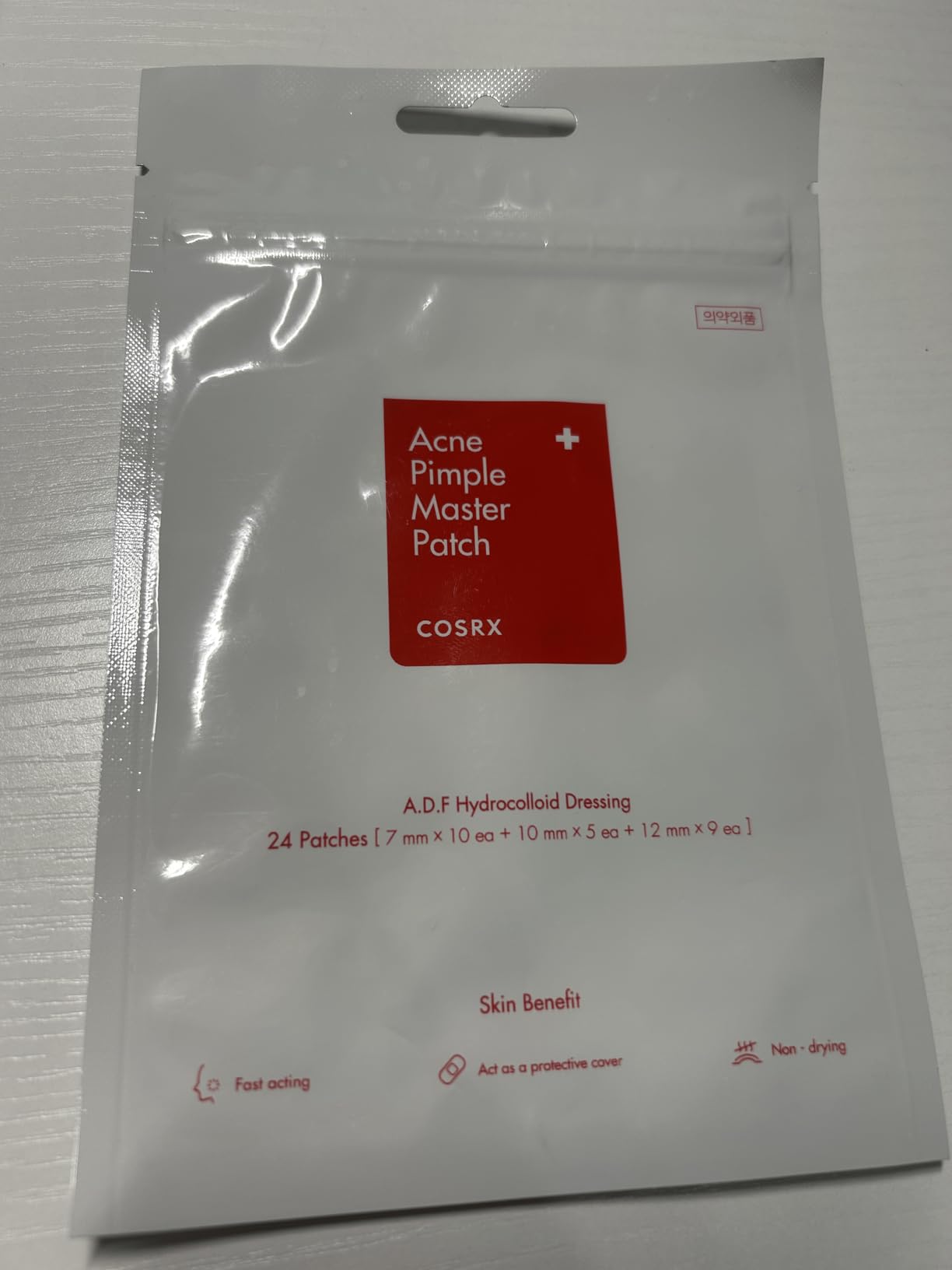 COSRX Acne Pimple Patch Absorbing Hydrocolloid Original 3 Size Patches for Blemishes and Zits Cover, Spot Stickers for Face and Body, Stocking Stuffers, Holiday Gifts, Gifts For Women - Customer Photo 1