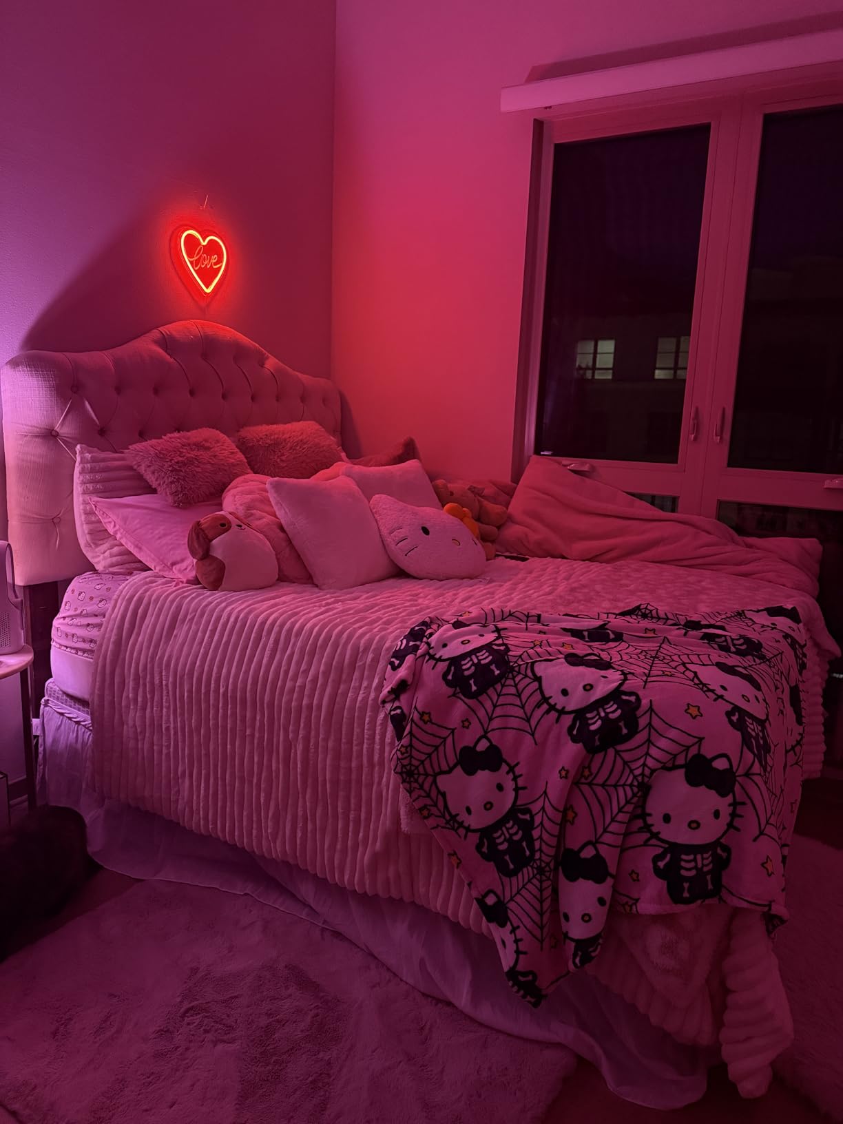 CozyLux Fluffy Queen Comforter Set - Super Soft Faux Fur Black Comforter Queen Size, Winter Warm Fleece Bedding Set, 3 Pieces Plush Fuzzy Bed Set (1 Shaggy Comforter, 2 Pillowcases) - Customer Photo 3