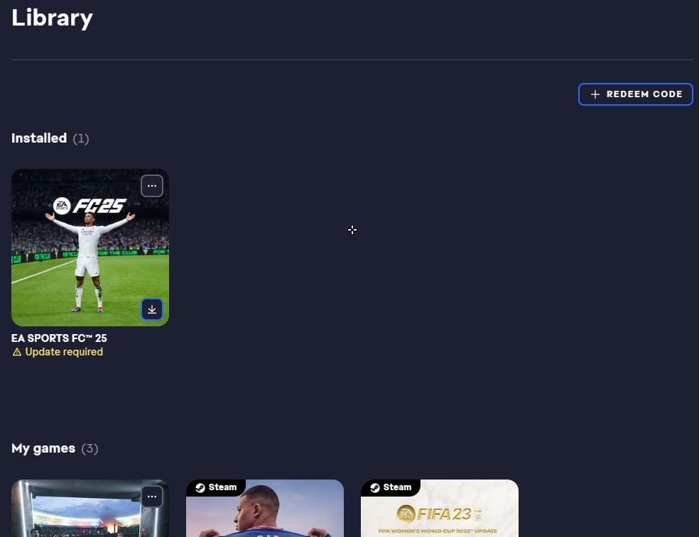 EA SPORTS FC 25 - EA app - PC [Online Game Code] - Customer Photo 1