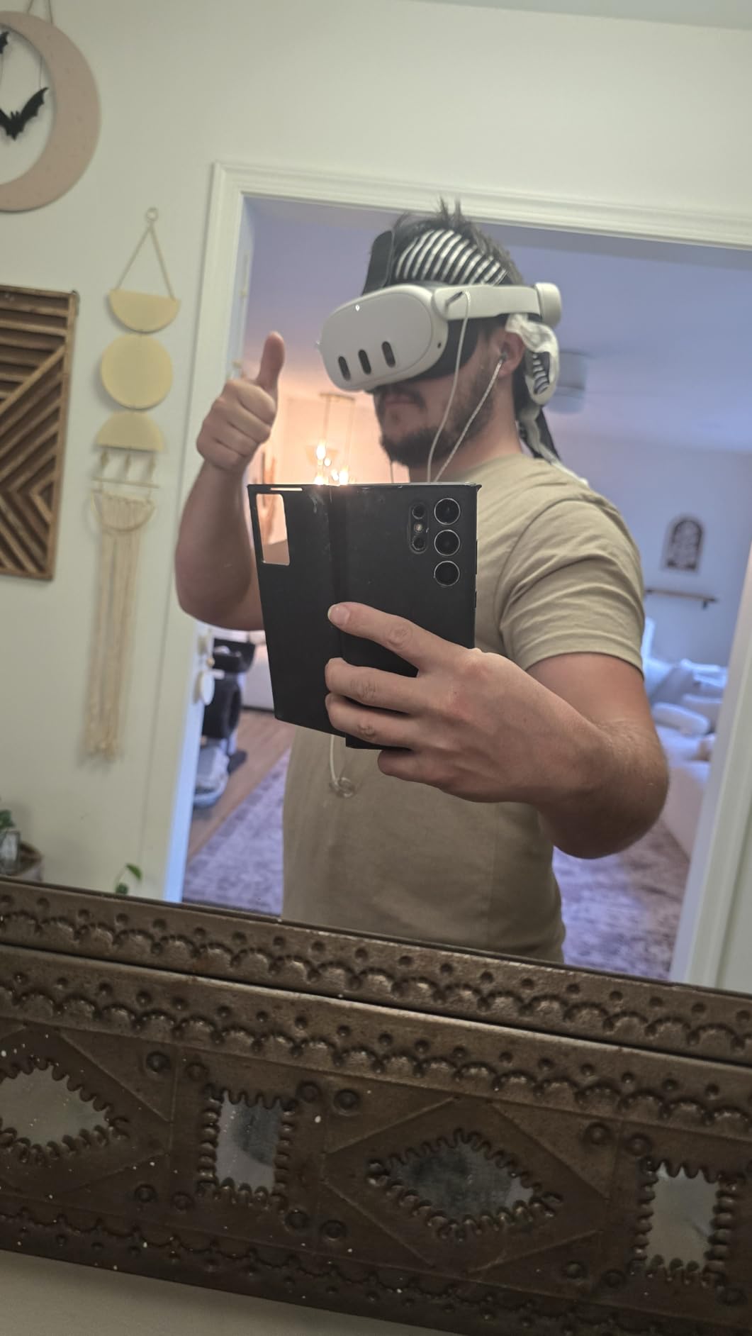 YOGES 10000mAh Battery Head Strap Compatible with Meta Quest 3S & Quest 3, Detachable Magnetic Battery, Rechargeable Headstrap to Extend Playtime for VR Headset Compatible with Meta Quest 3S Customer Review YOGES 10000mAh Battery Head Strap Compatible with Meta Quest 3S & Quest 3, Detachable Magnetic Battery, Rechargeable Headstrap to Extend Playtime for VR Headset Compatible with Meta Quest 3S - Customer Photo 1