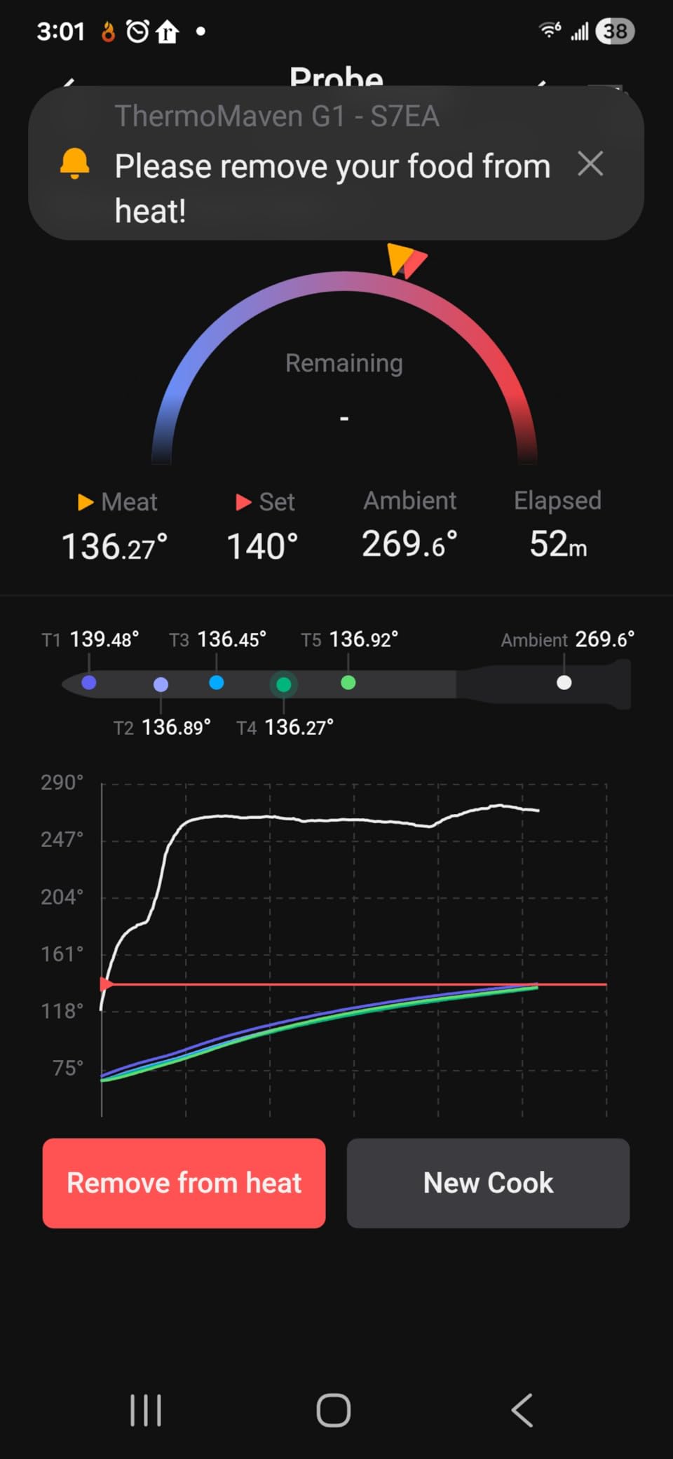 ThermoMaven Smart Bluetooth Wireless Meat Thermometer, 10X Enhanced Sub-1G Signal and Stability, Standalone Display Base, Certified Accuracy ±0.5°F, WiFi Unlimited Range for BBQ, Oven, Smoker, Grill - Customer Photo 3
