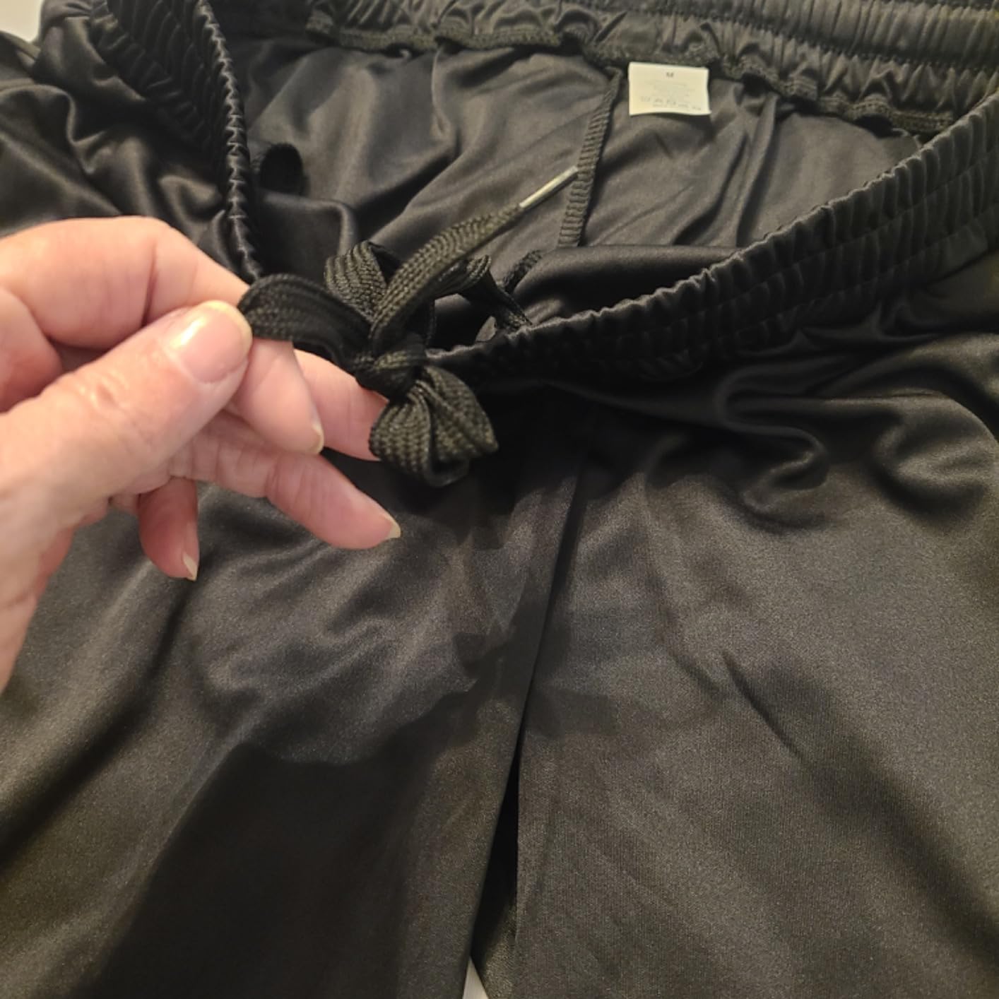 BOOJO Athletic Mens Shorts with Pockets - Black Athletic Workout Shorts for Activewear Basketball Running - Customer Photo 1